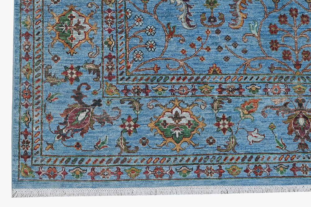 Sultani Blue Rug PC 57042 - 2.93m X 2.08m