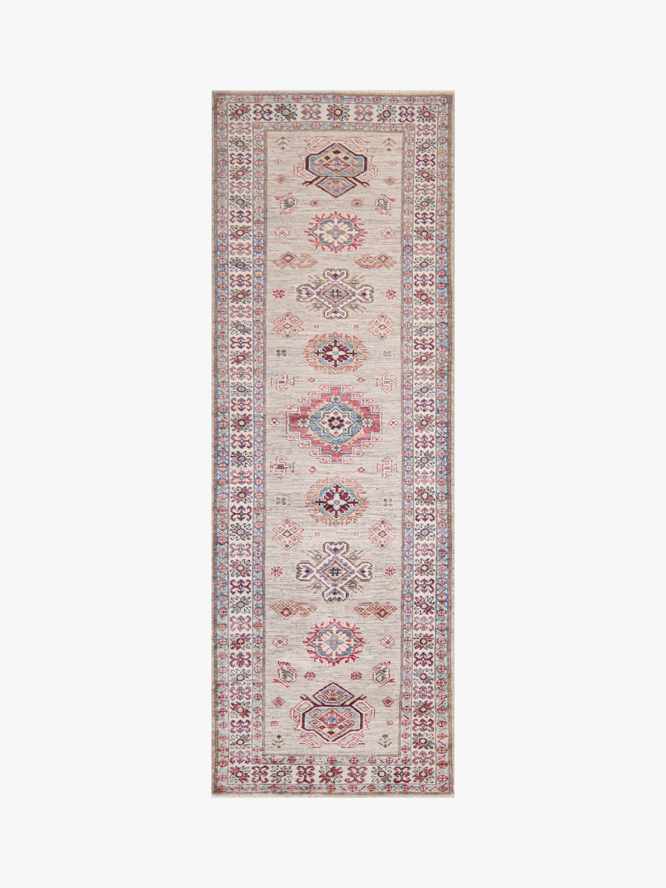 Supreme Kazak Grey Rug PC 57523 - 2.56m X 0.86m