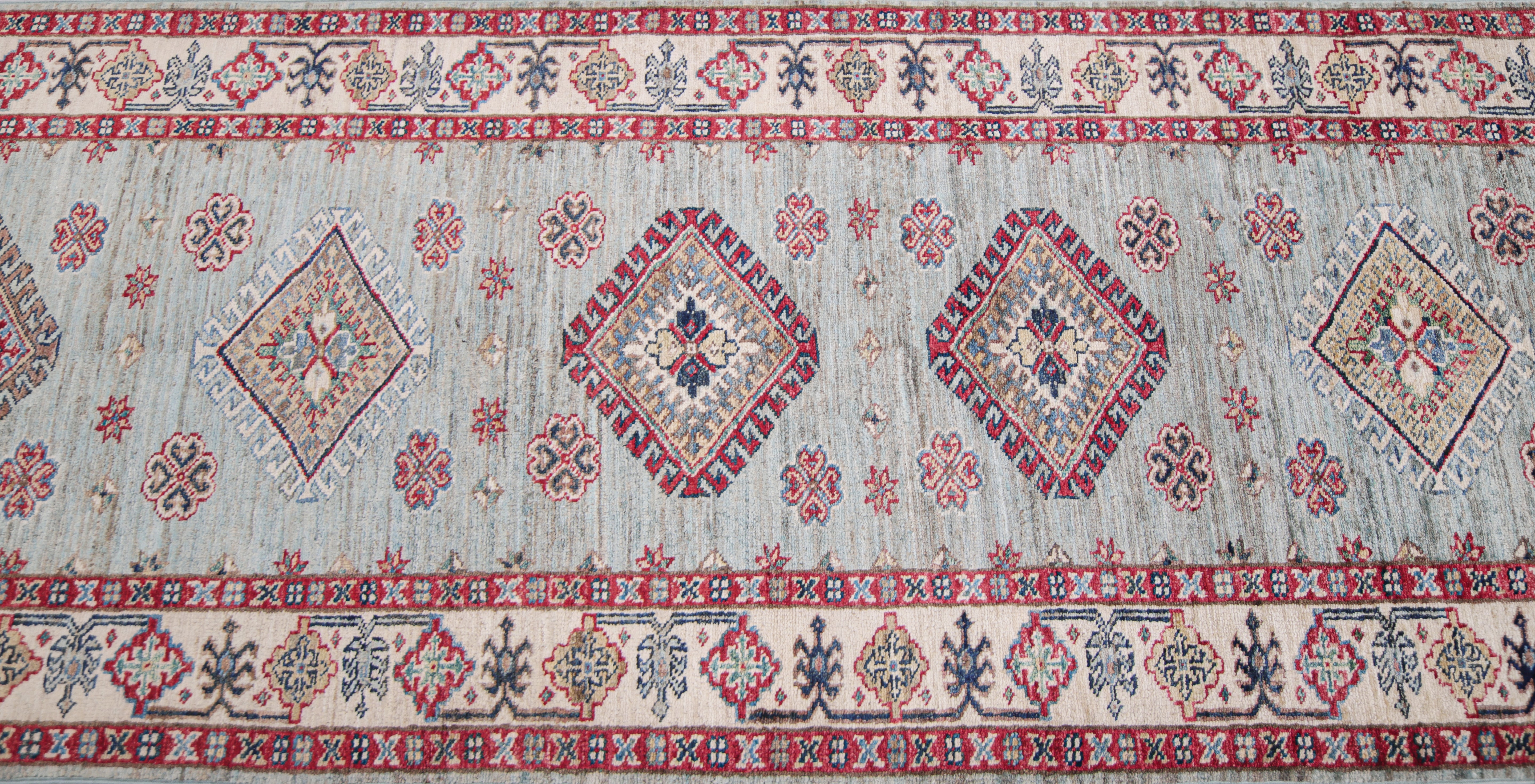 Supreme Kazak Green Rug PC 57526 - 2.56m X 0.82m