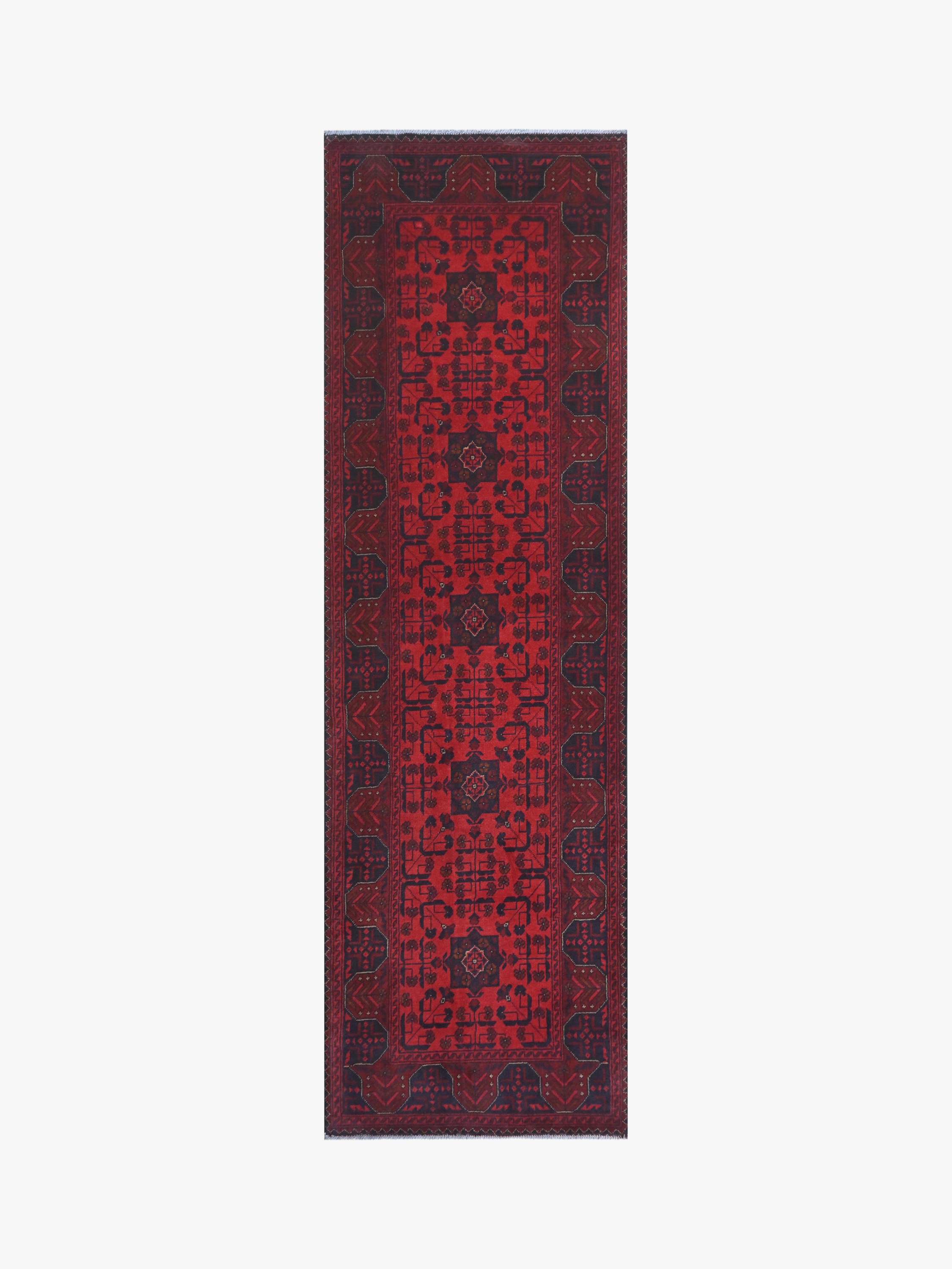 Khal Mohammadi Red Rug PC 57752 - 2.88m X 0.84m