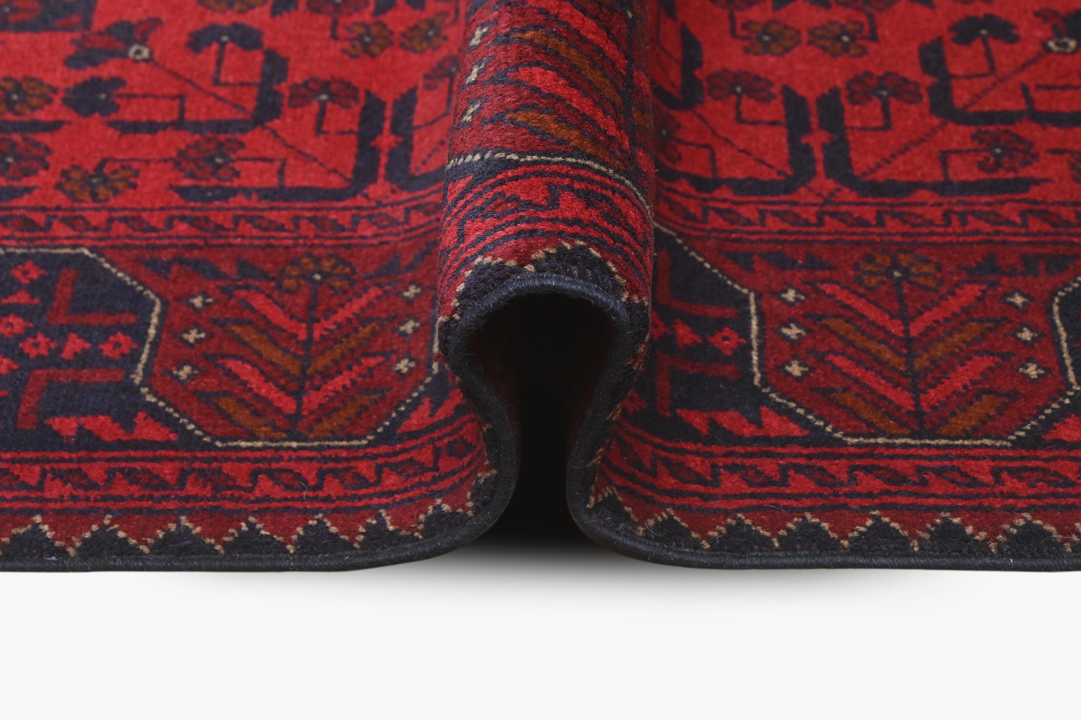 Khal Mohammadi Red Rug PC 57752 - 2.88m X 0.84m