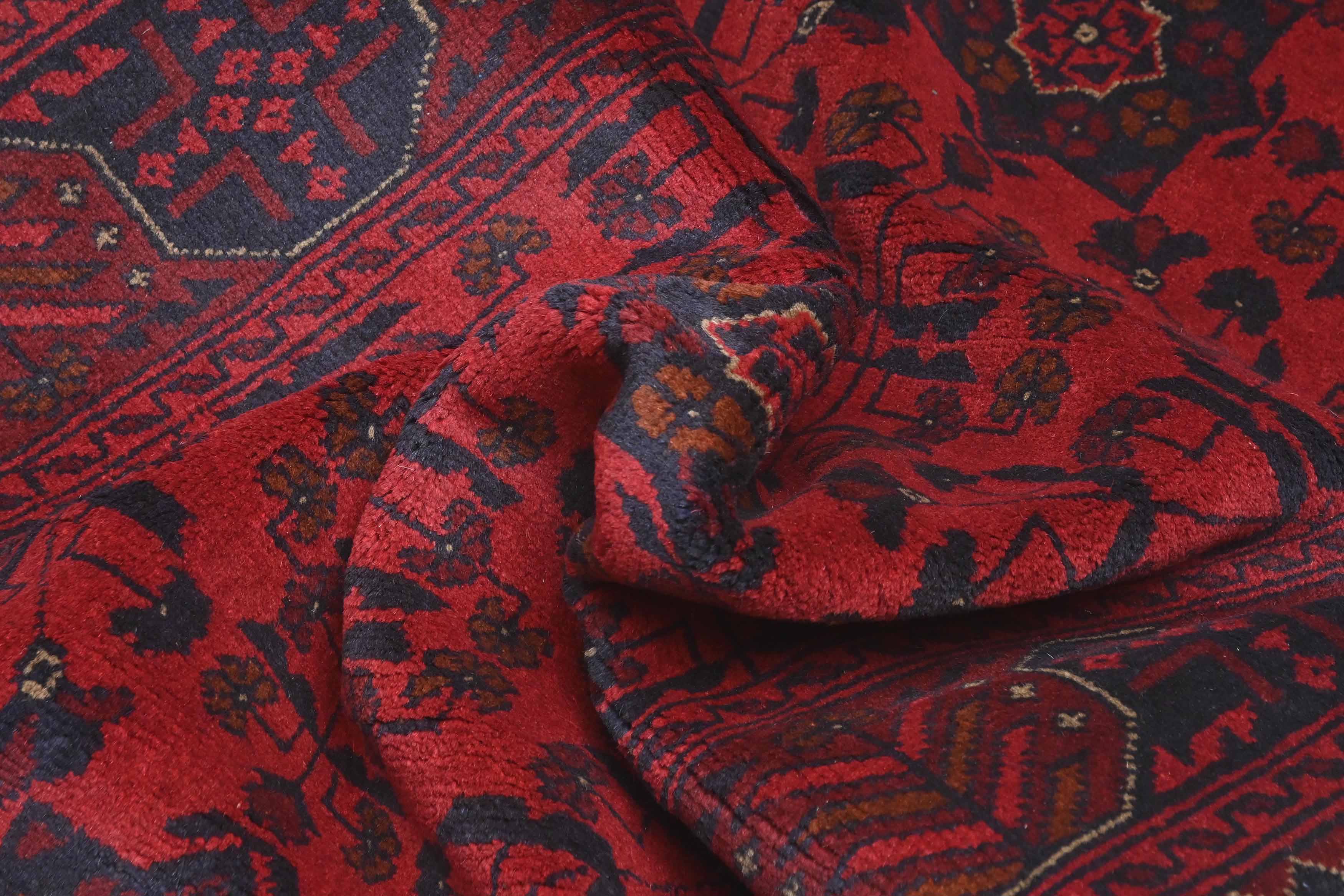 Khal Mohammadi Red Rug PC 57752 - 2.88m X 0.84m