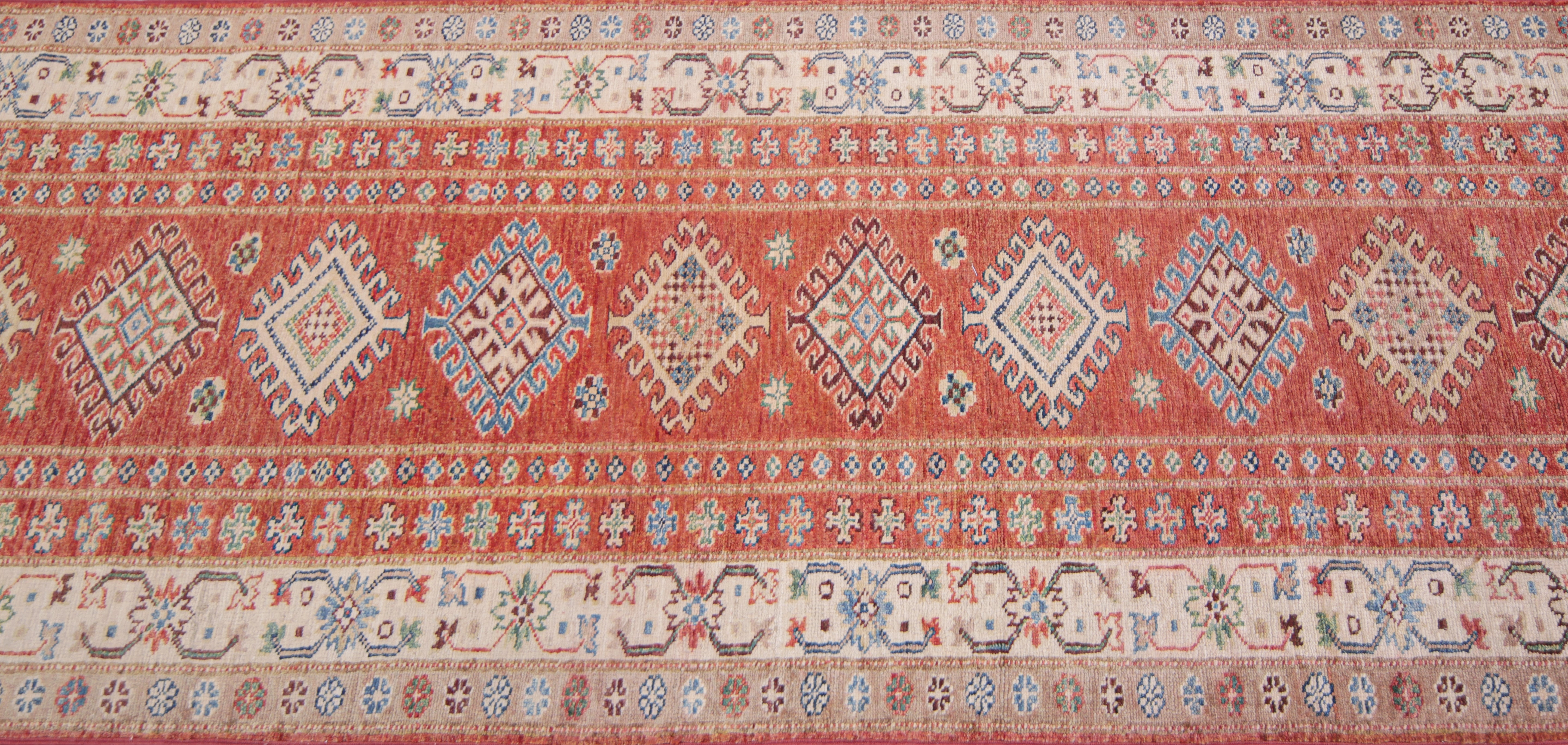 Supreme Kazak Red Rug PC 57527 - 2.46m X 0.80m
