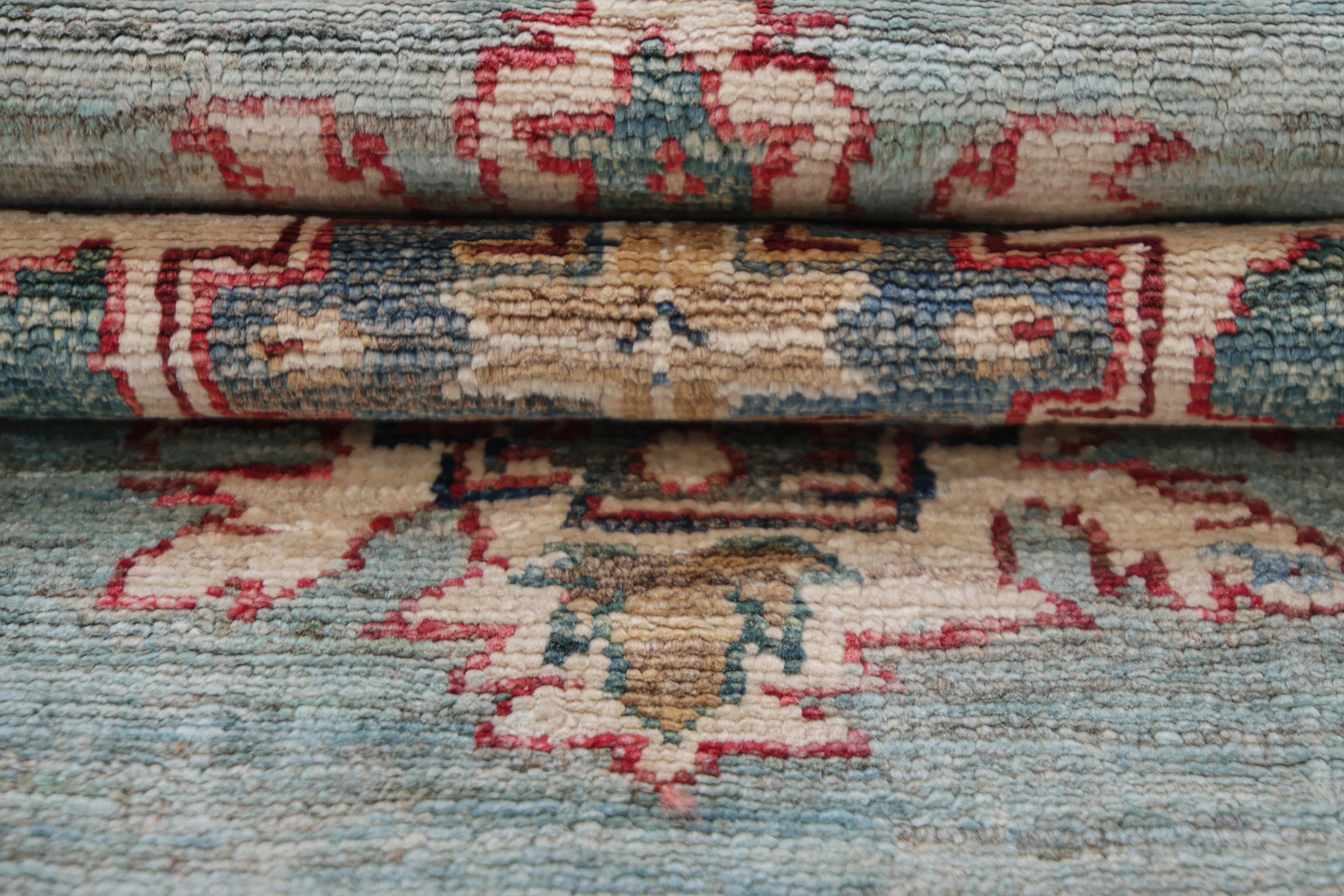 Supreme Kazak Green Rug PC 57530 - 2.37m X 0.82m