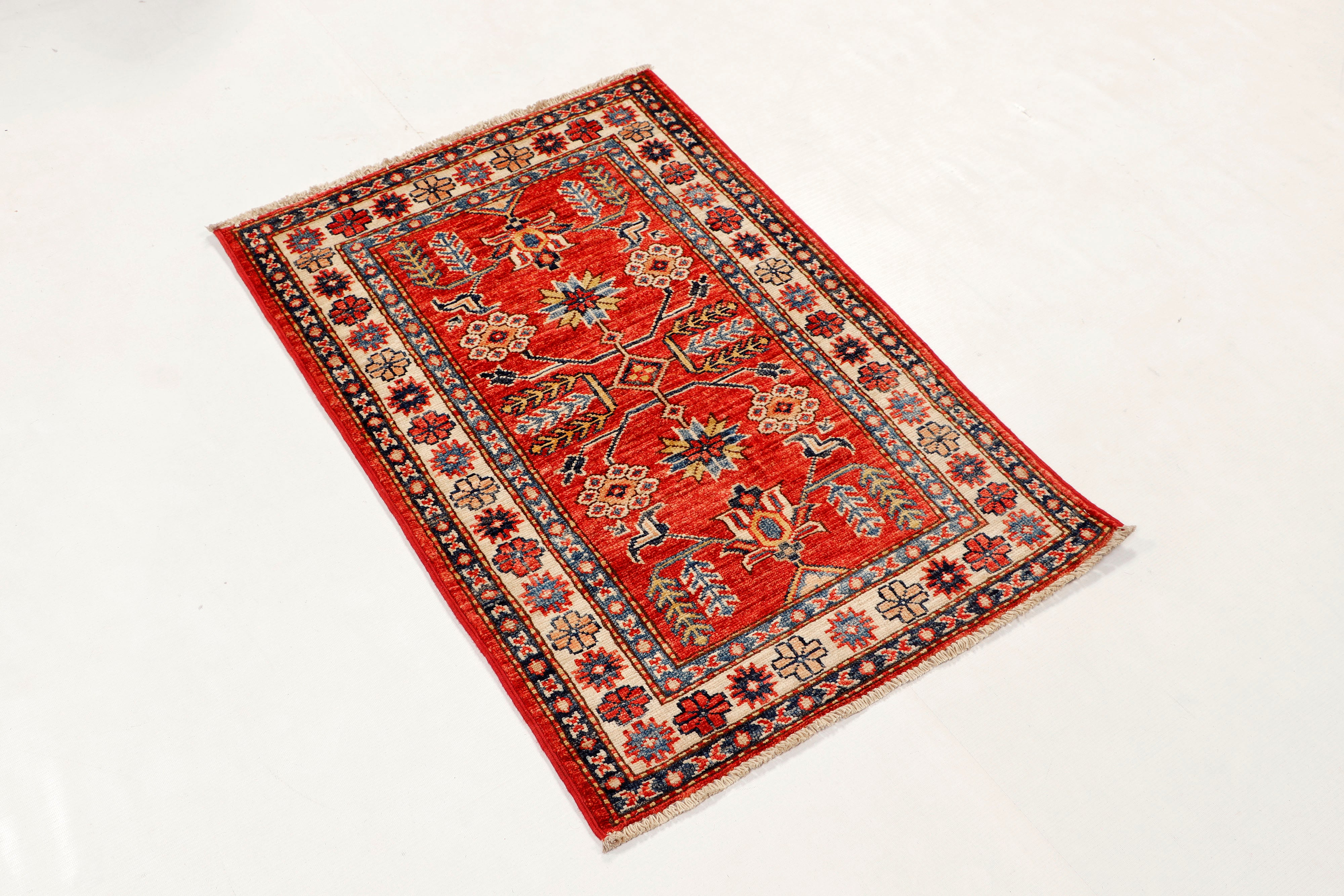 Supreme Kazak Red Rug PC 56554 - 0.88m X 0.59m