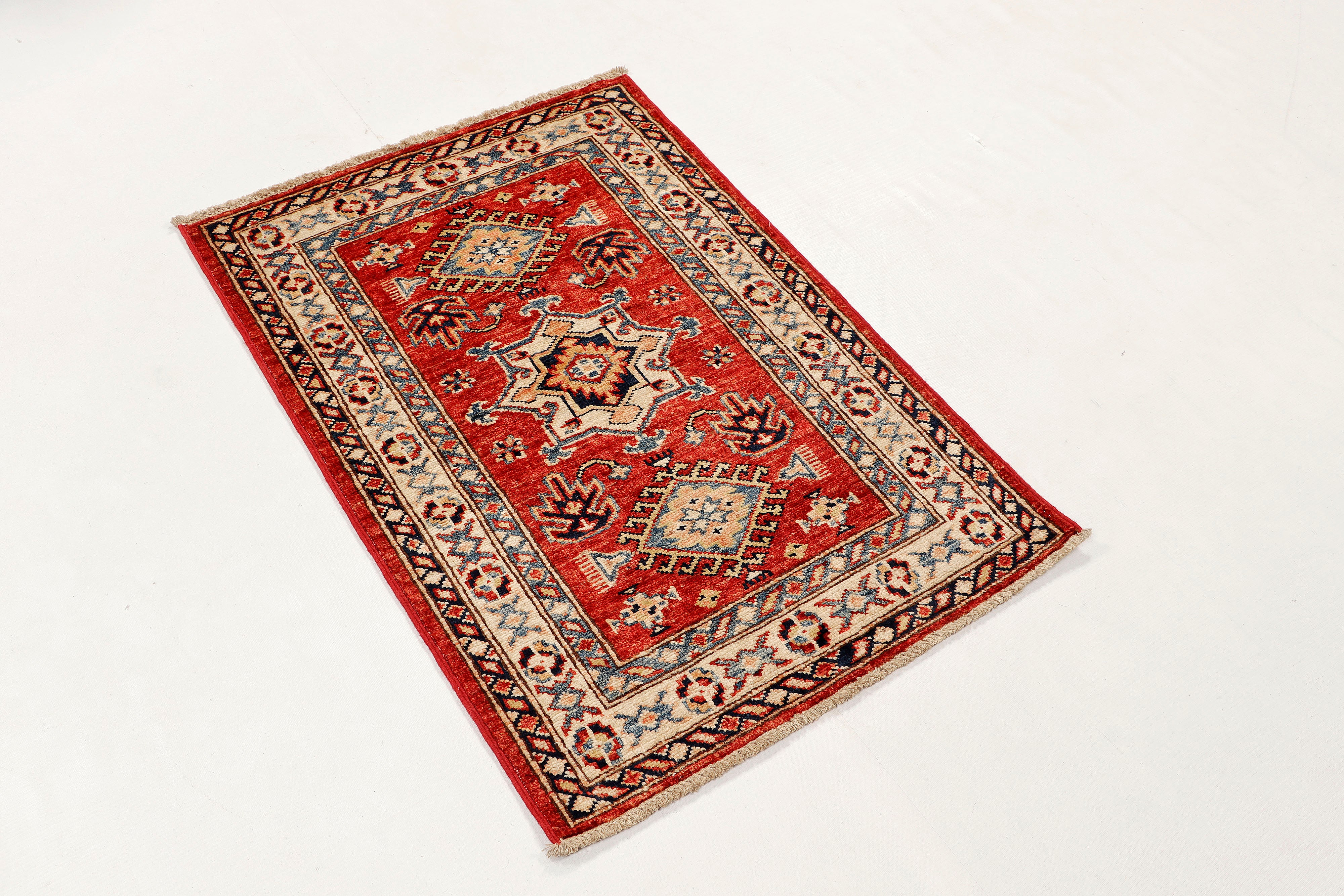 Supreme Kazak Red Rug PC 56556 - 0.88m X 0.61m