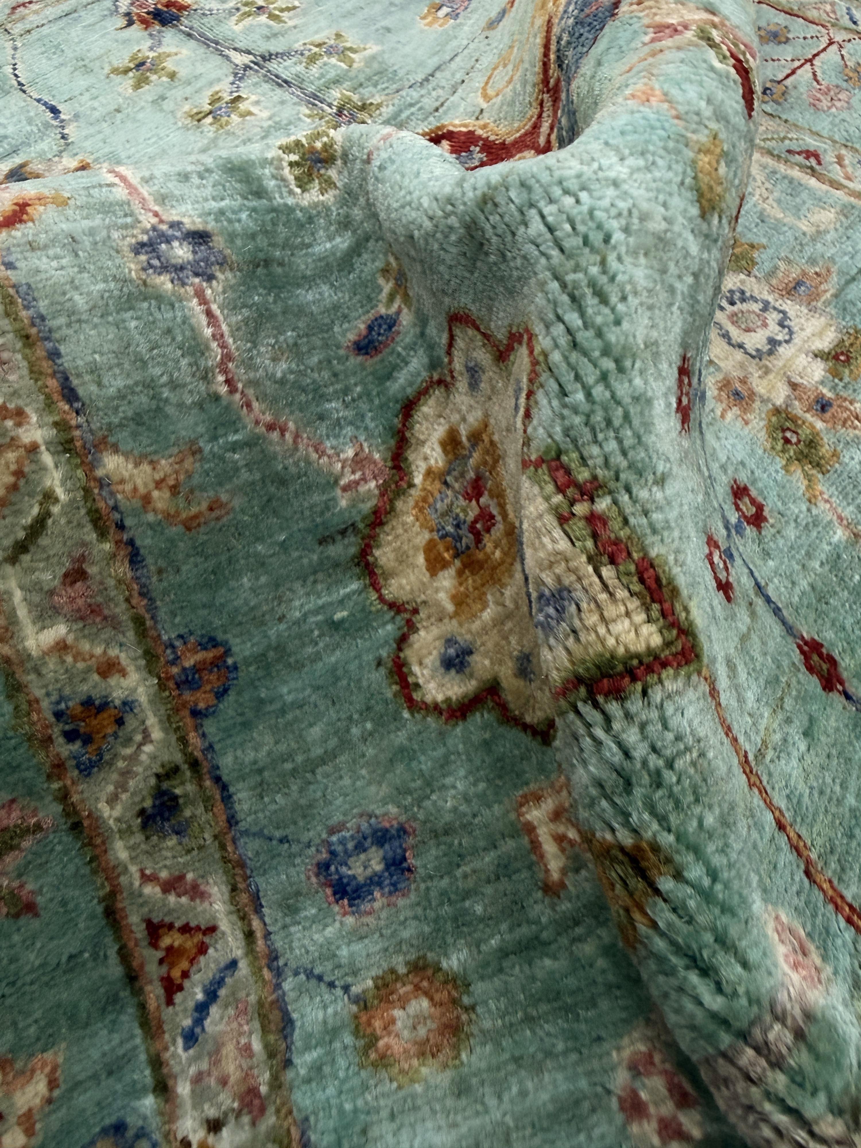 Sultani Green Rug PC 57416 - 1.53m X 1.01m