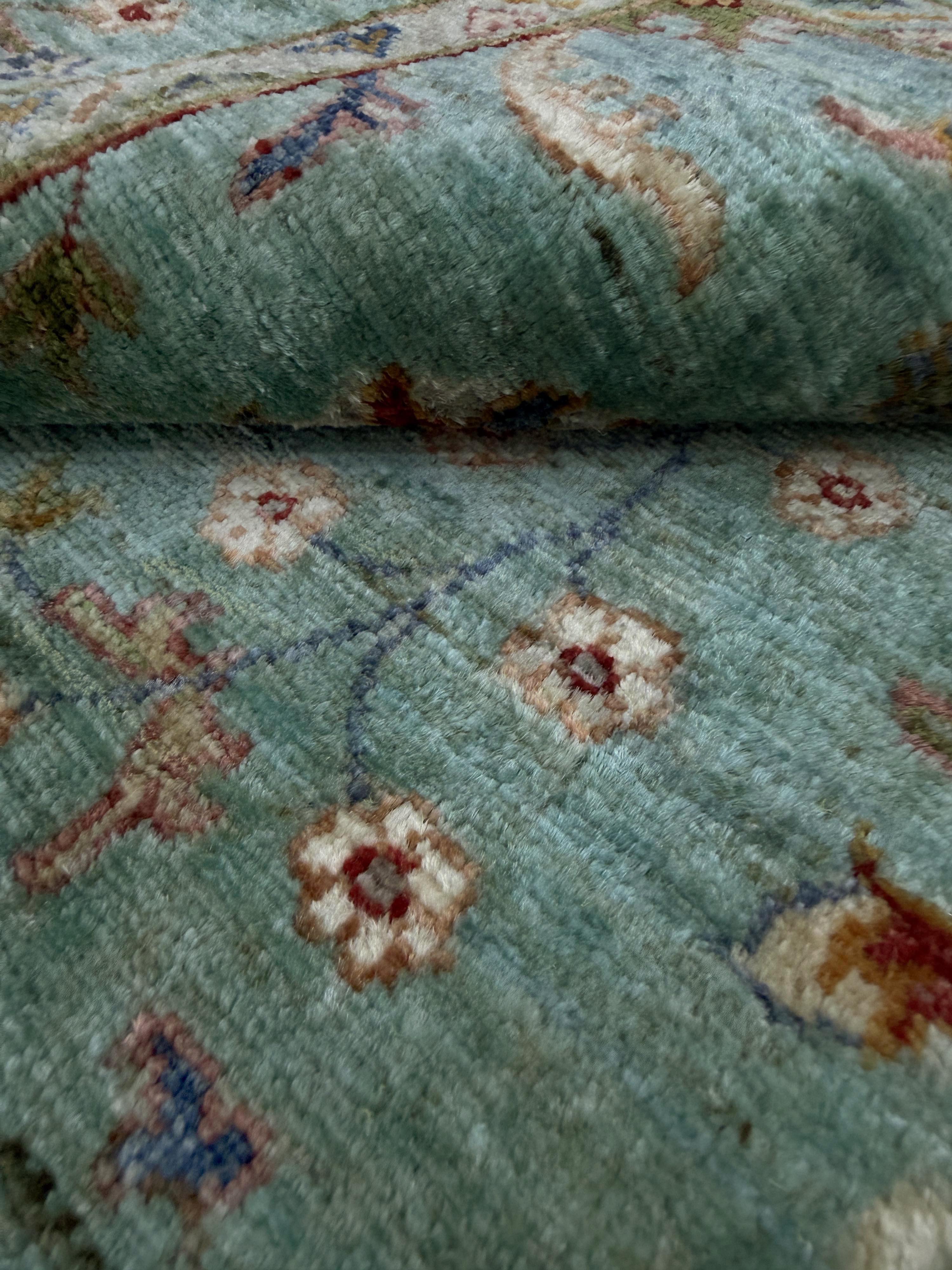 Sultani Green Rug PC 57416 - 1.53m X 1.01m