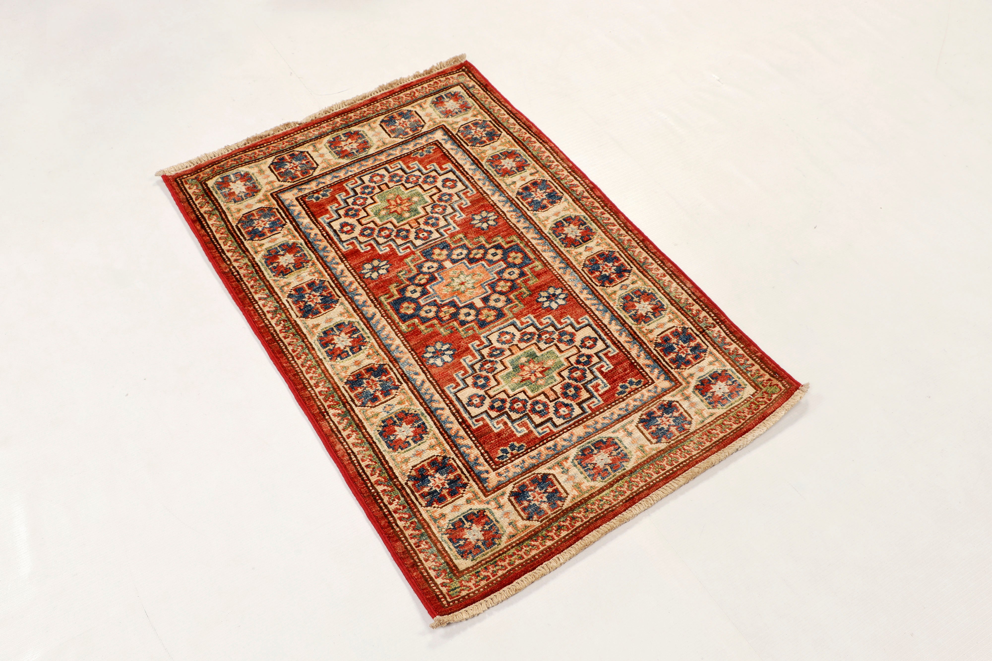 Supreme Kazak Red Rug PC 56561 - 0.88m X 0.60m