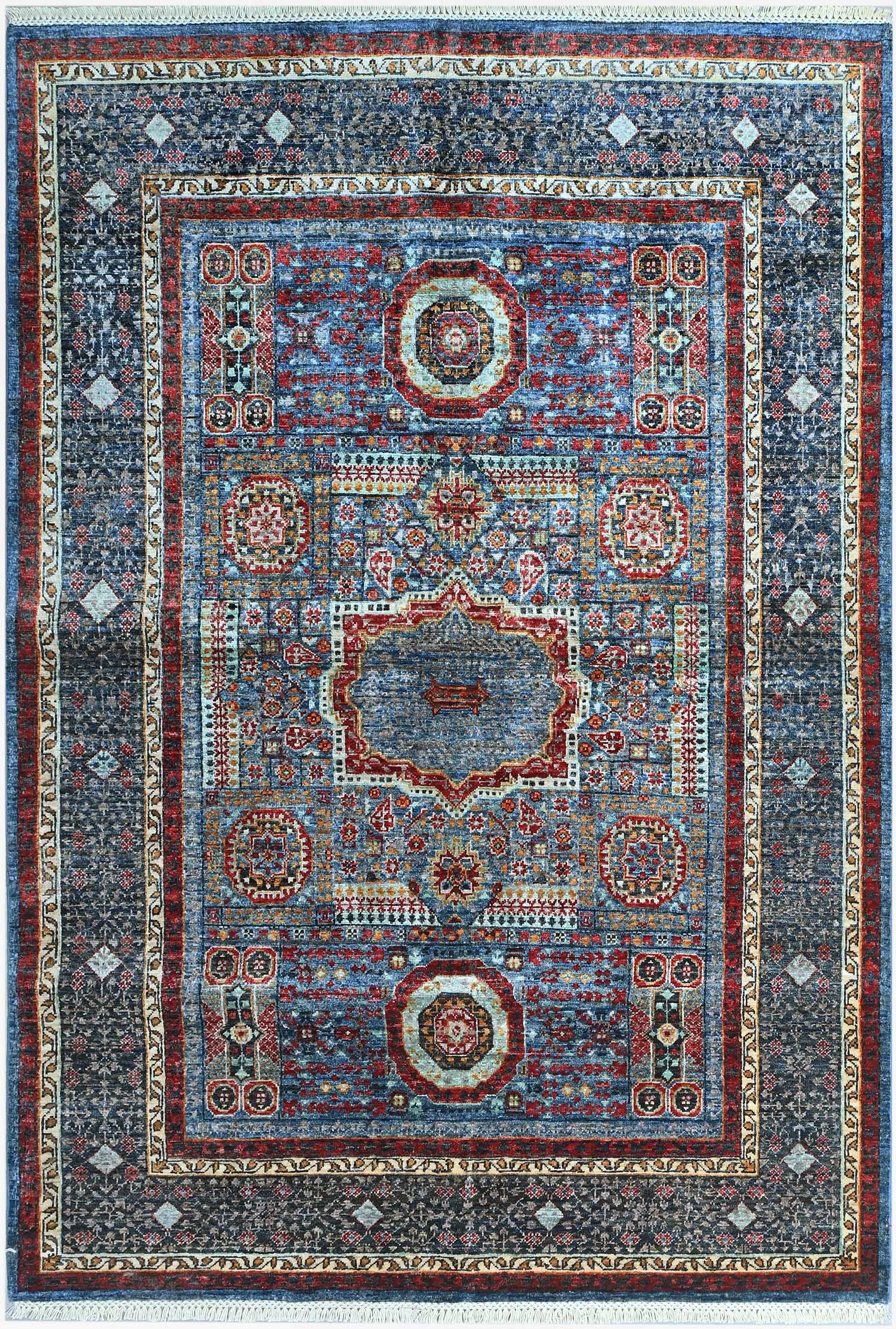 Mamluk Blue Rug PC 53816 - 2.12m X 1.56m