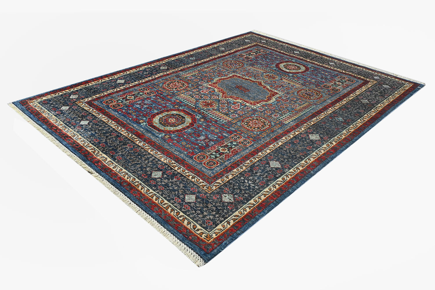 Mamluk Blue Rug PC 53816 - 2.12m X 1.56m