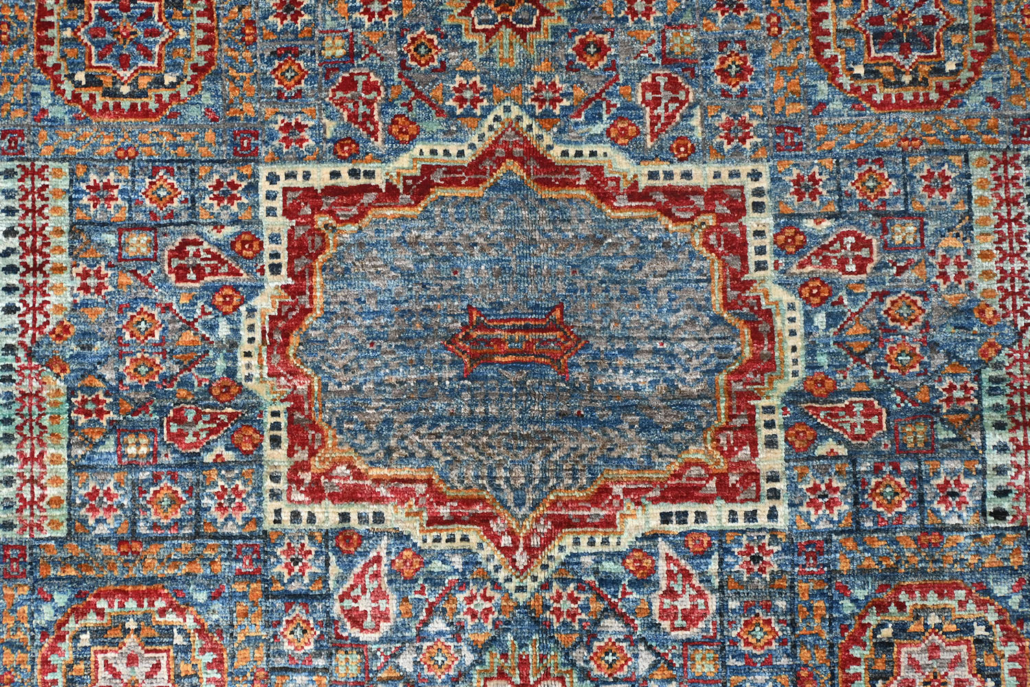 Mamluk Blue Rug PC 53816 - 2.12m X 1.56m