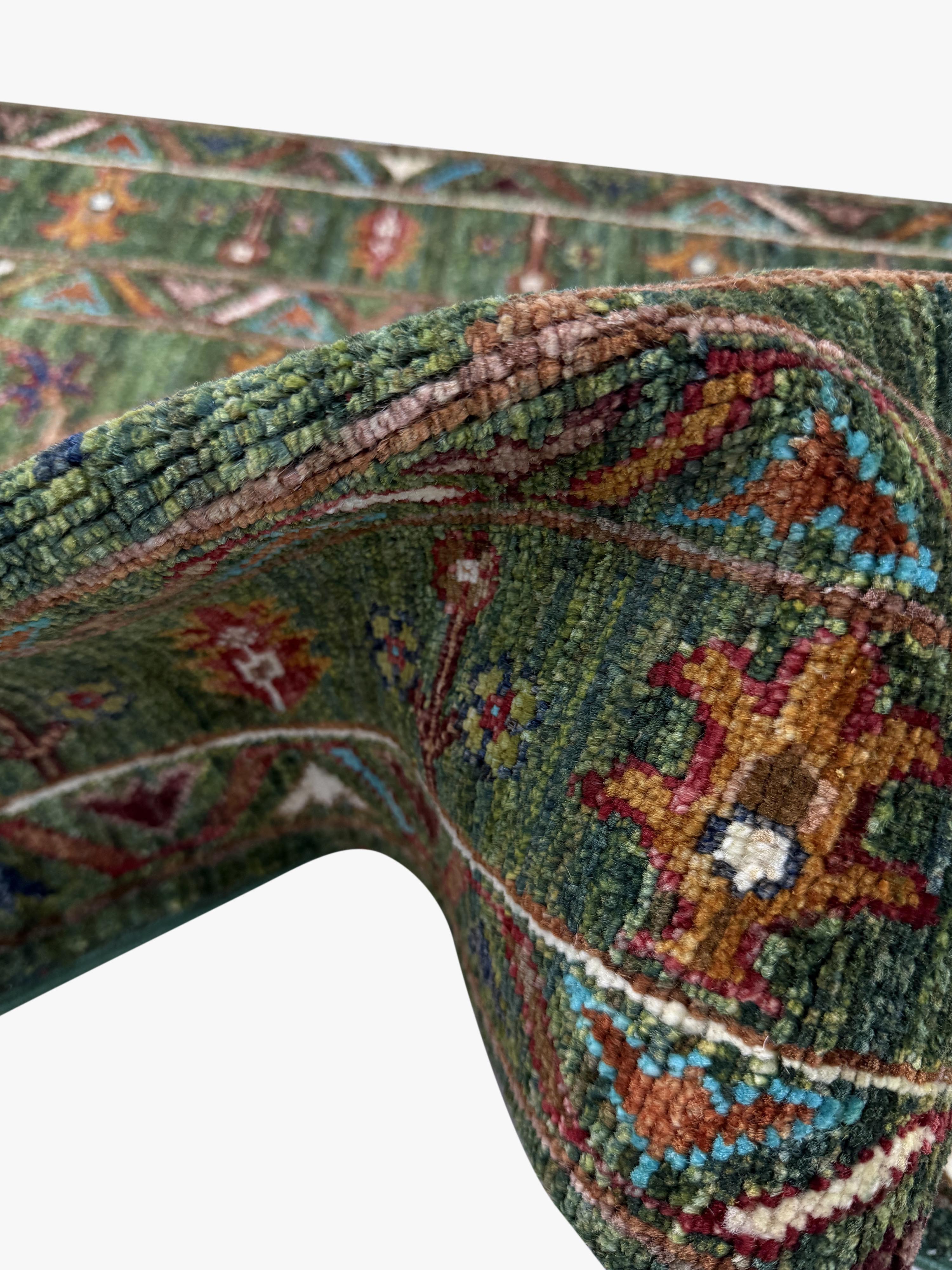 Sultani Green Rug PC 57417 - 1.30m X 0.80m