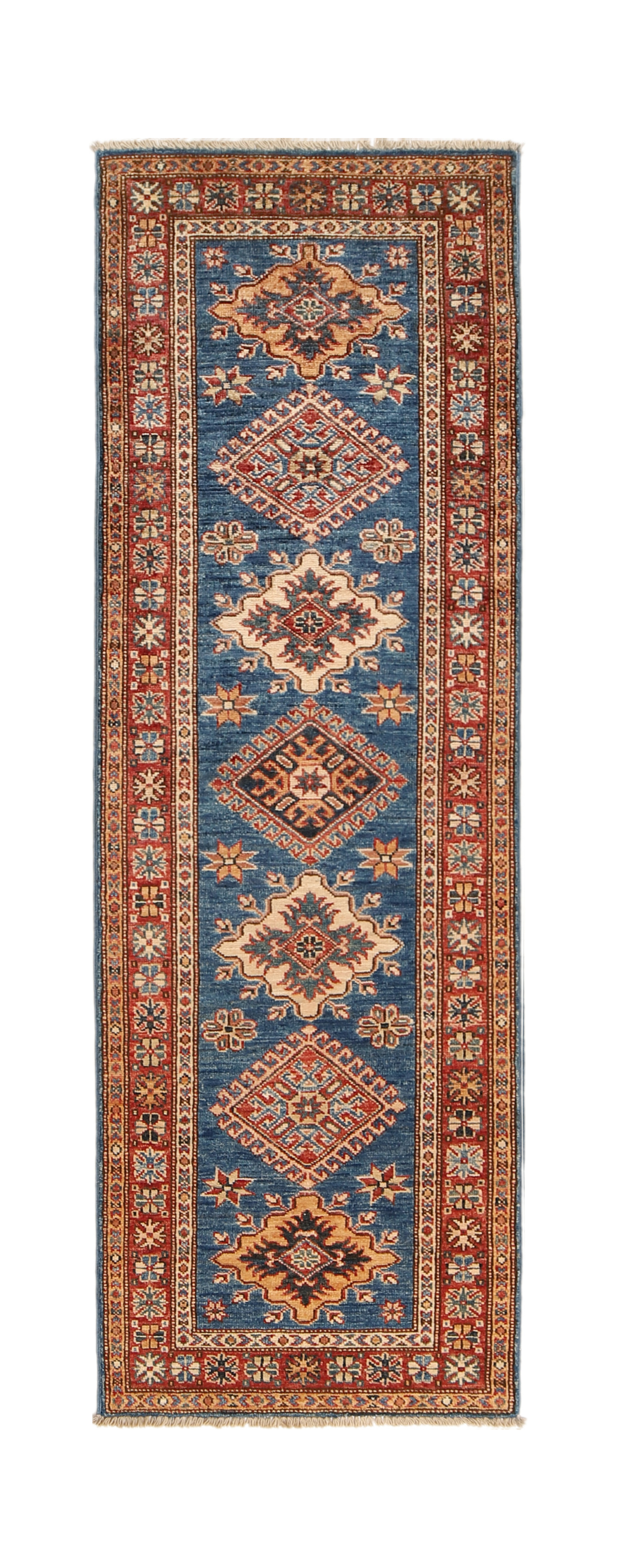 Supreme Kazak Blue Rug PC 54306 - 1.93m X 0.61m