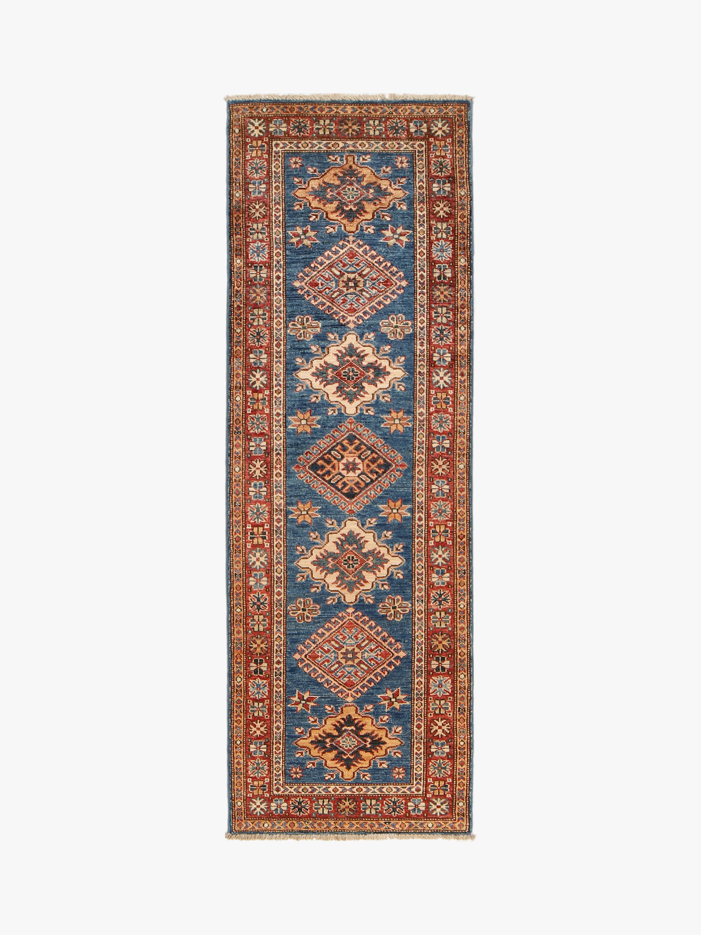 Supreme Kazak Blue Rug PC 54306 - 1.93m X 0.61m