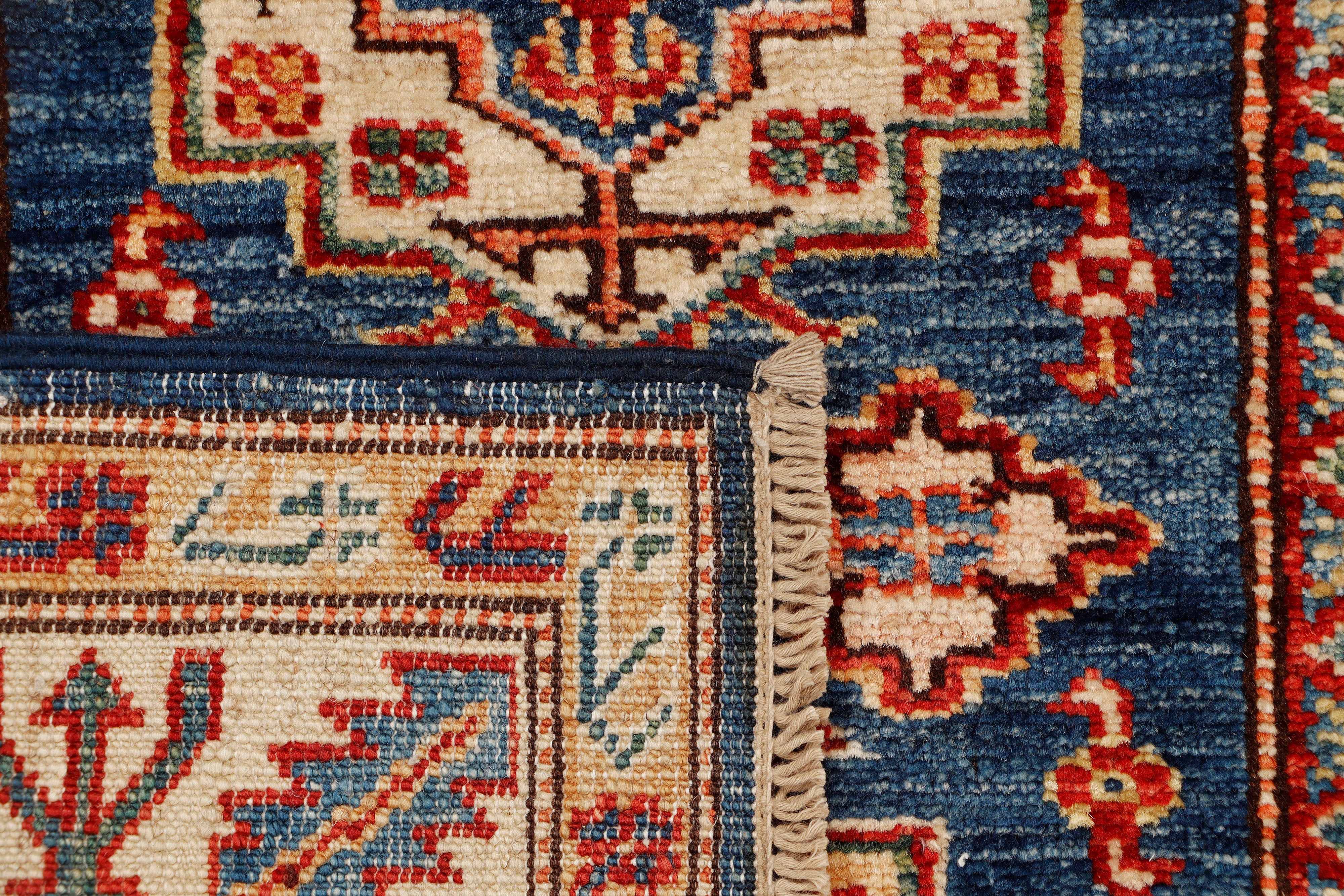 Supreme Kazak Blue Rug PC 56571 - 0.85m X 0.61m