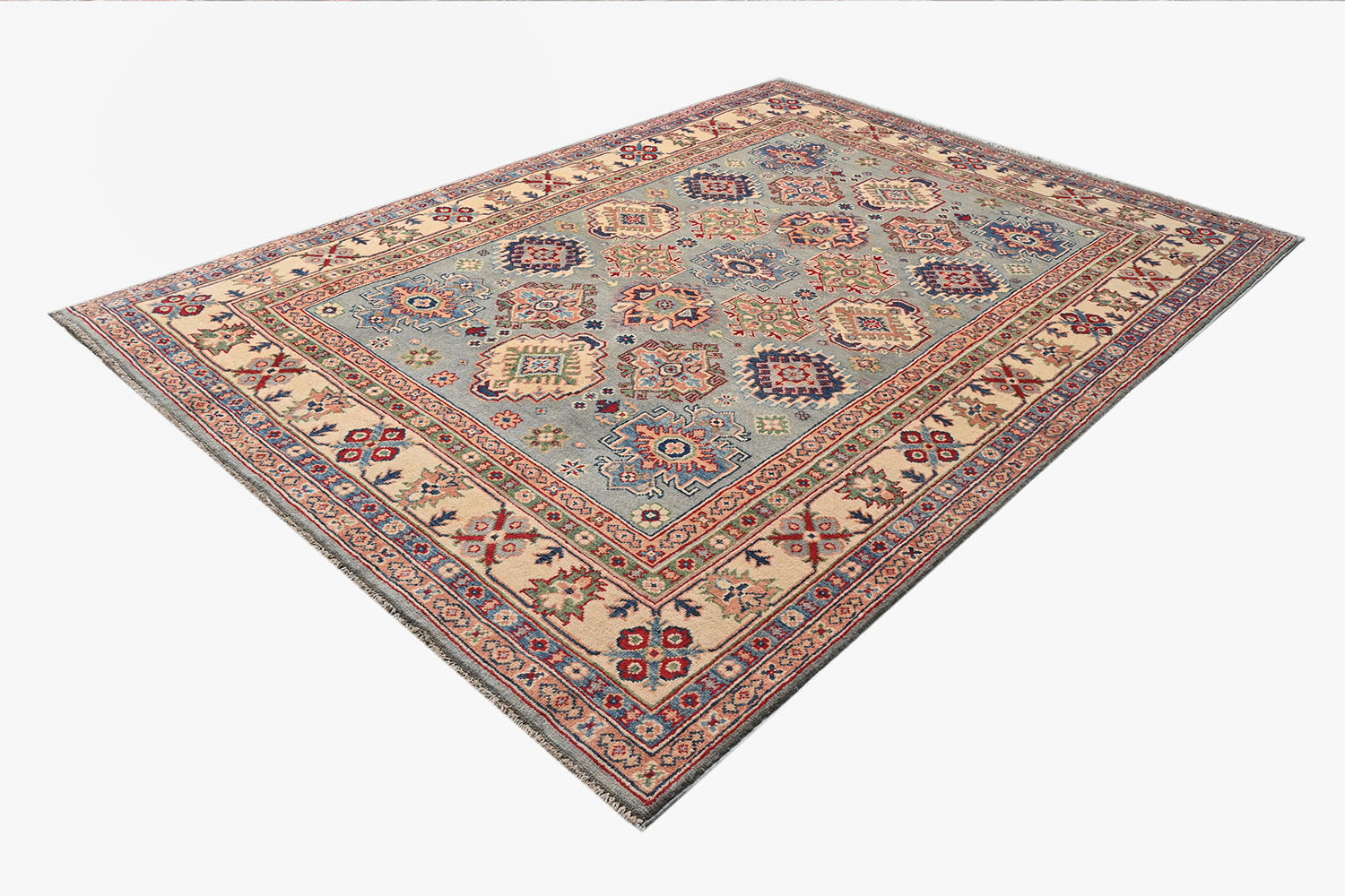 Kazak Grey Rug PC 53774 - 2.36m X 1.67m