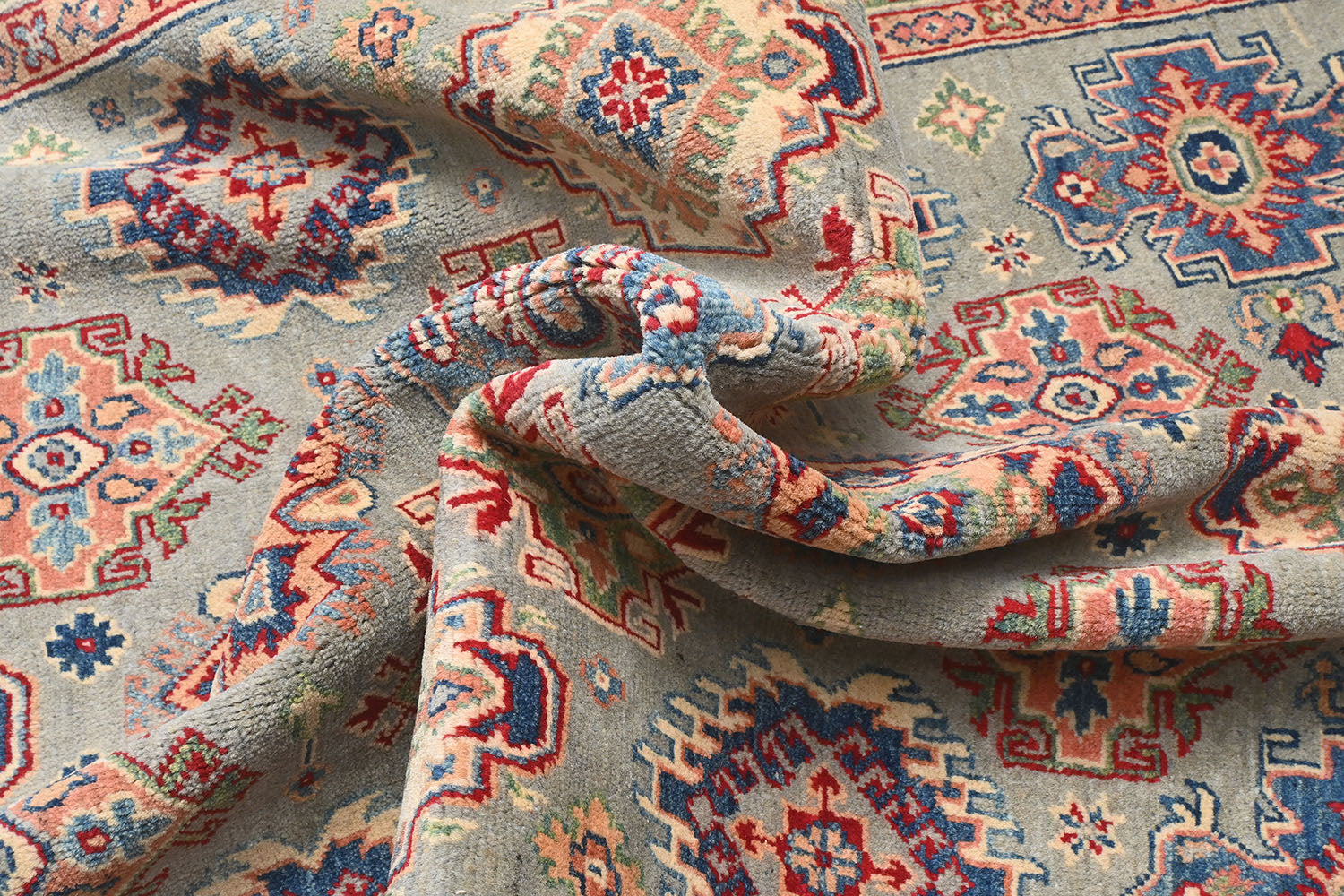 Kazak Grey Rug PC 53774 - 2.36m X 1.67m
