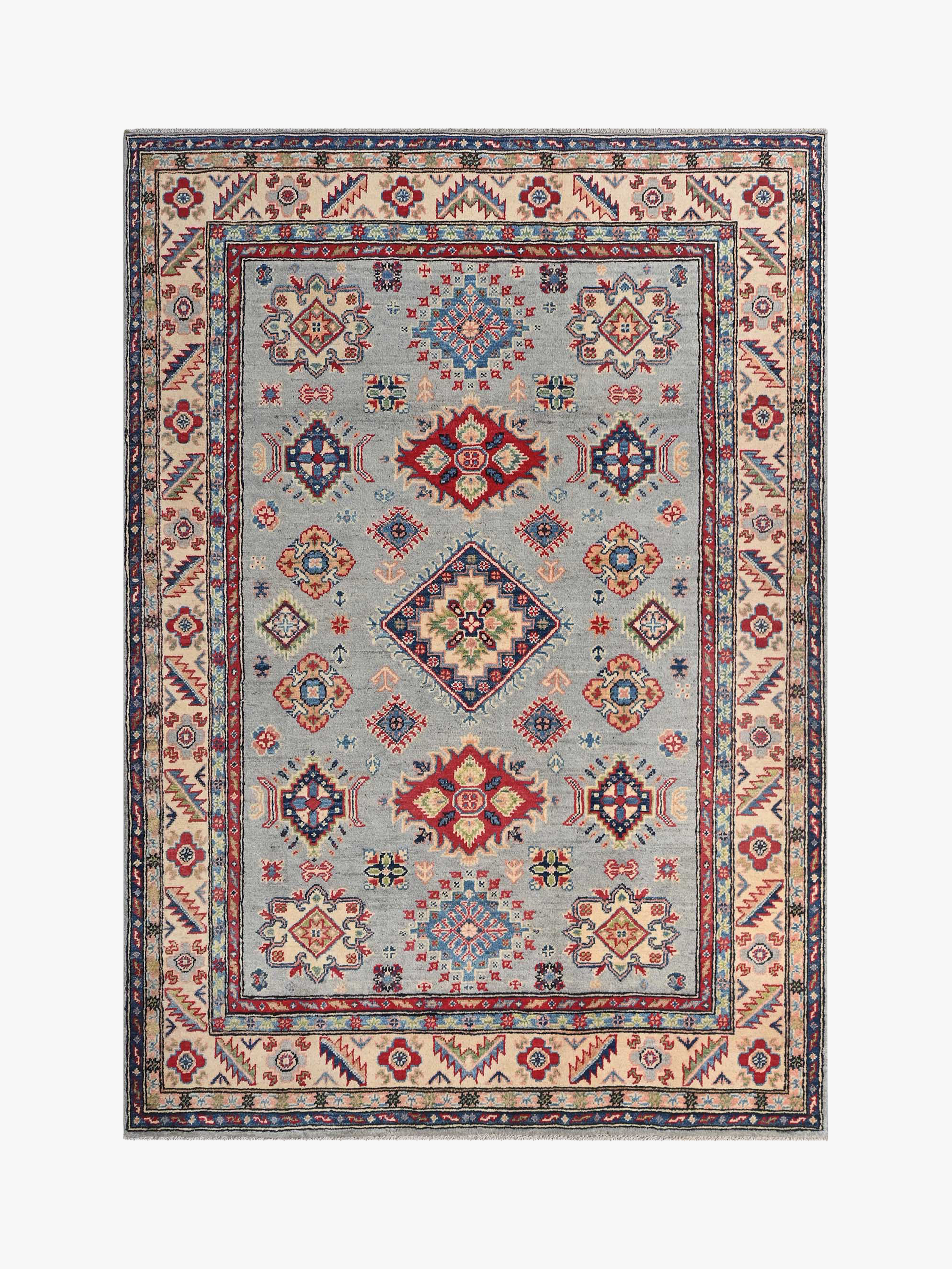 Kazak Grey Rug PC 53781 - 2.10m X 1.57m