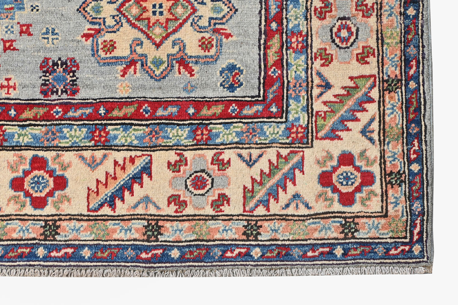 Kazak Grey Rug PC 53781 - 2.10m X 1.57m