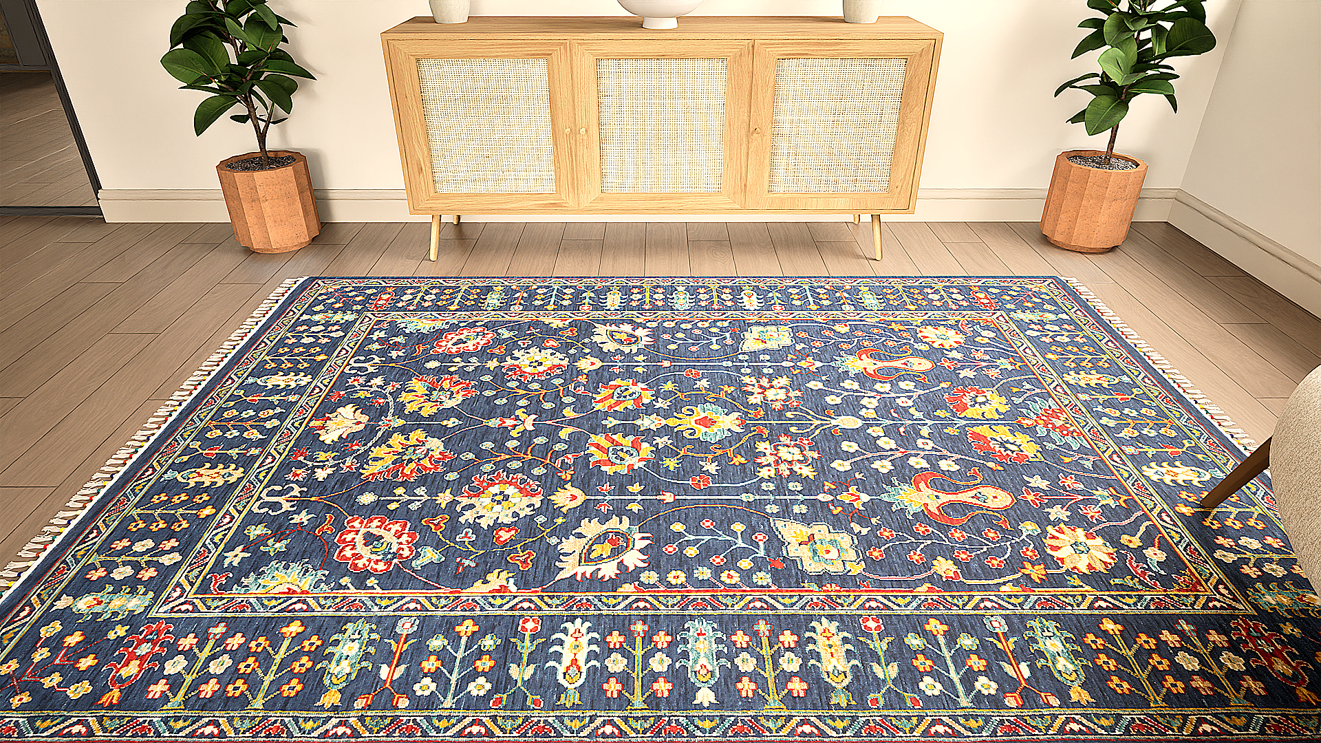 Amiri Sultani Blue Rug