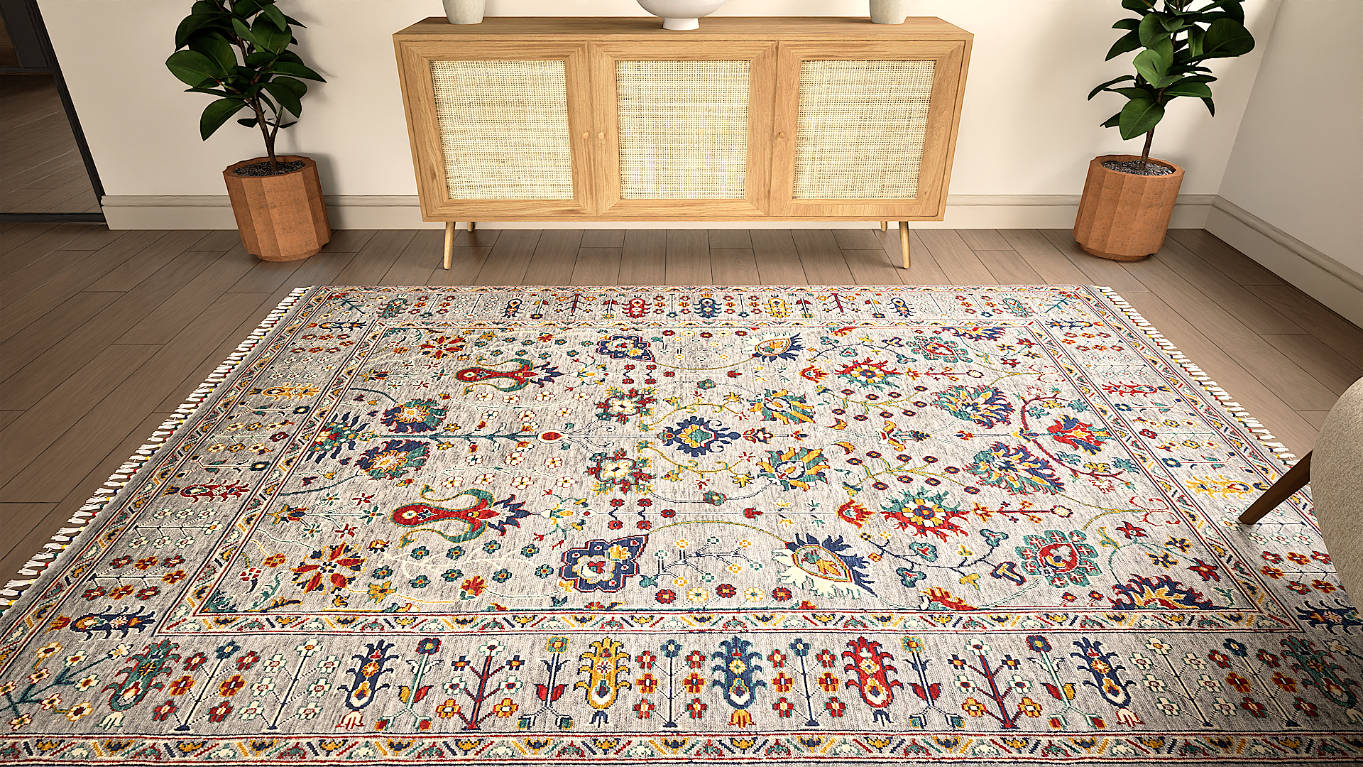 Amiri Sultani Grey Rug