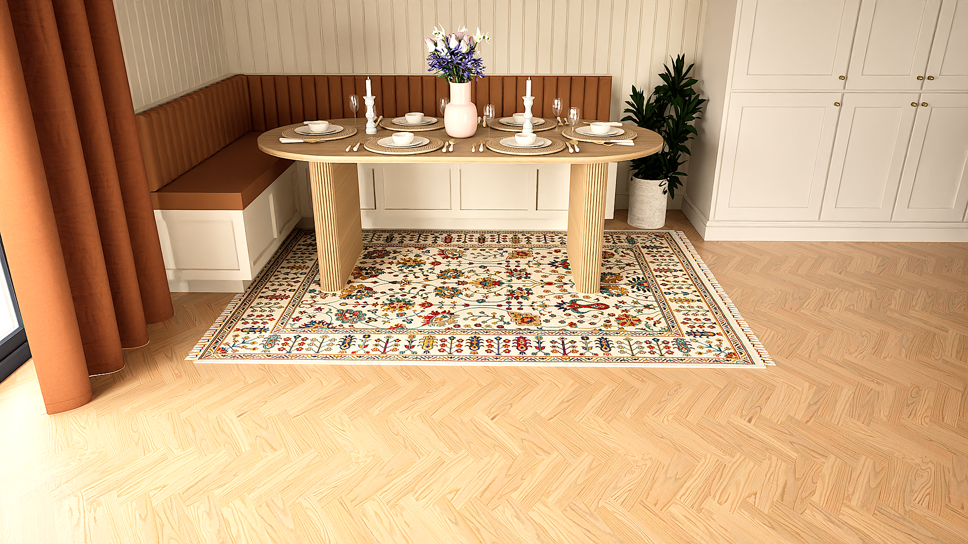 Amiri Sultani Ivory Rug