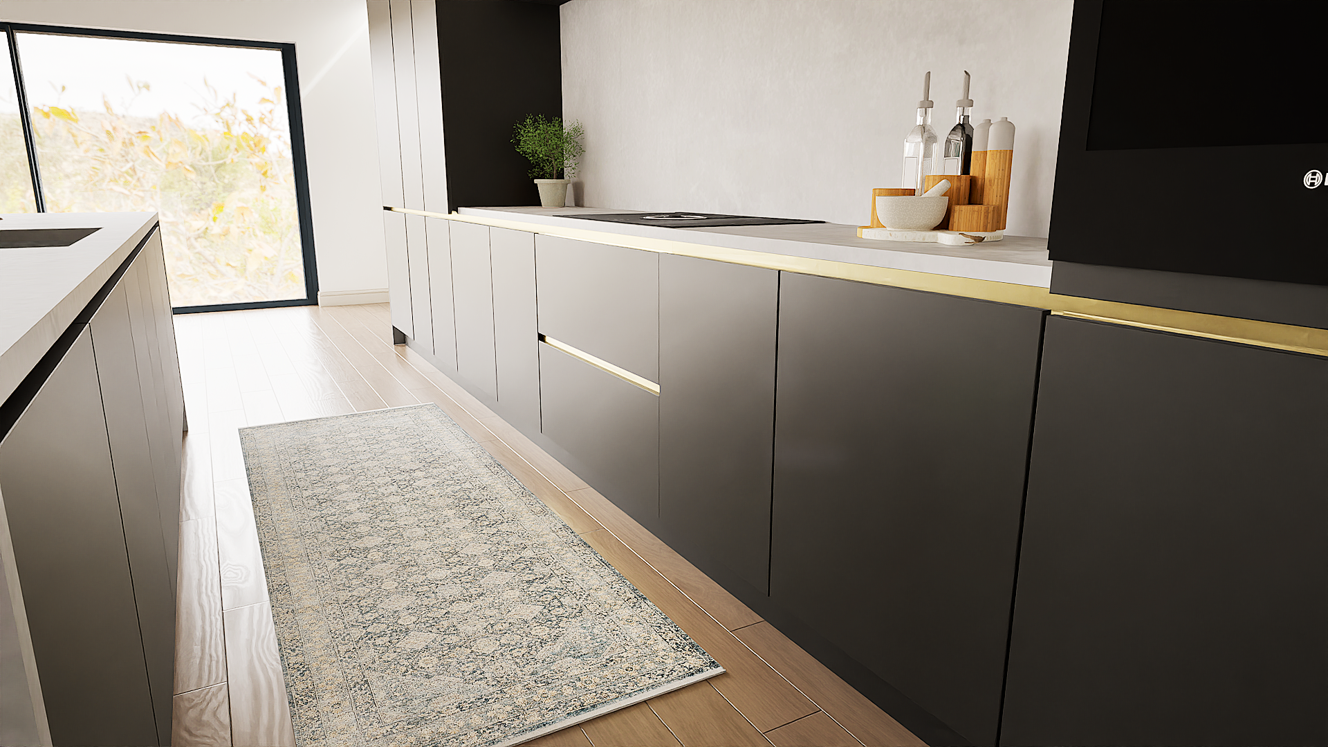 Heritage Bidjar Runner Rug
