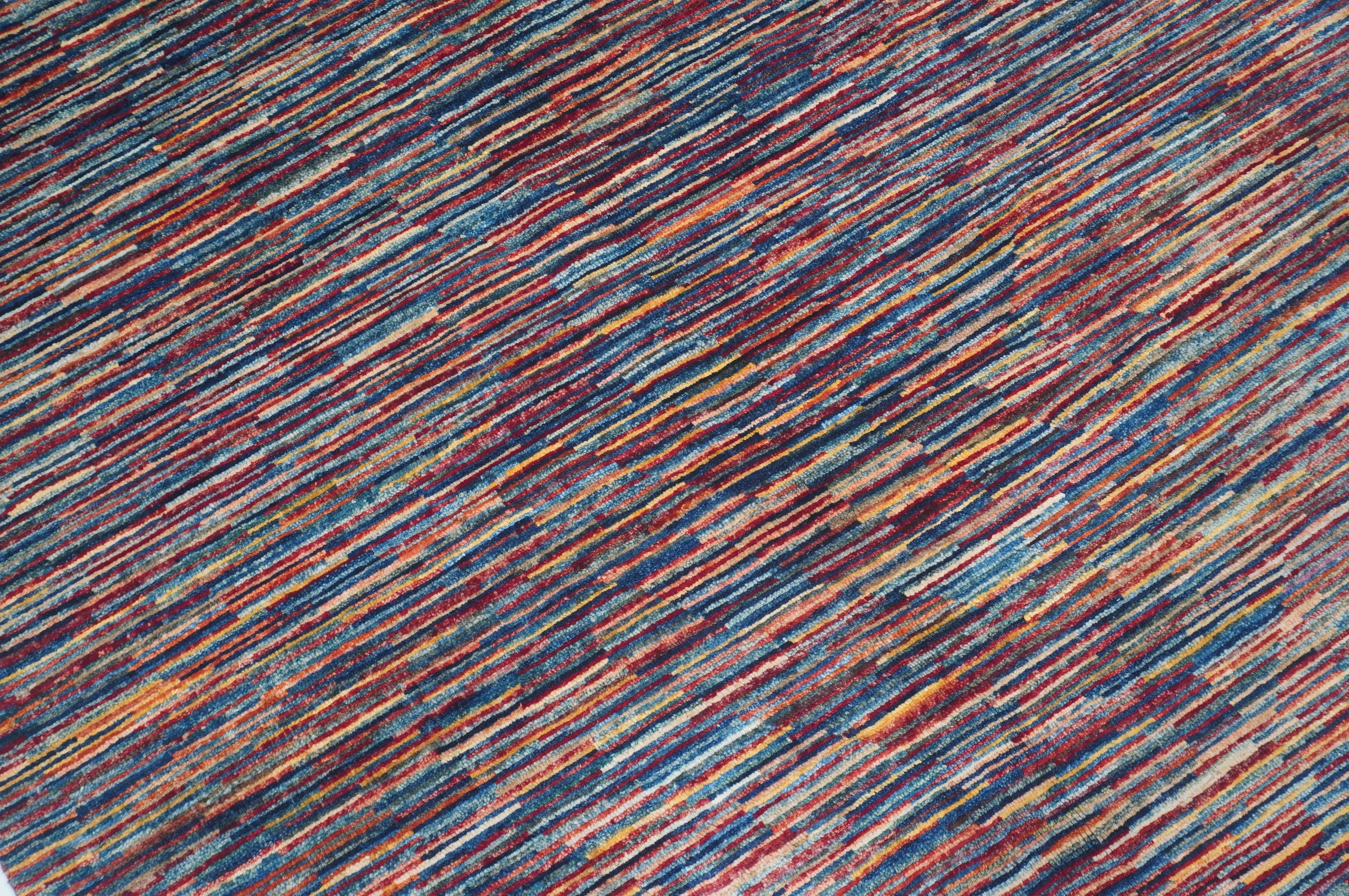 Stripe Gabbeh Multi Rug PC 52985 - 1.98m X 1.48m