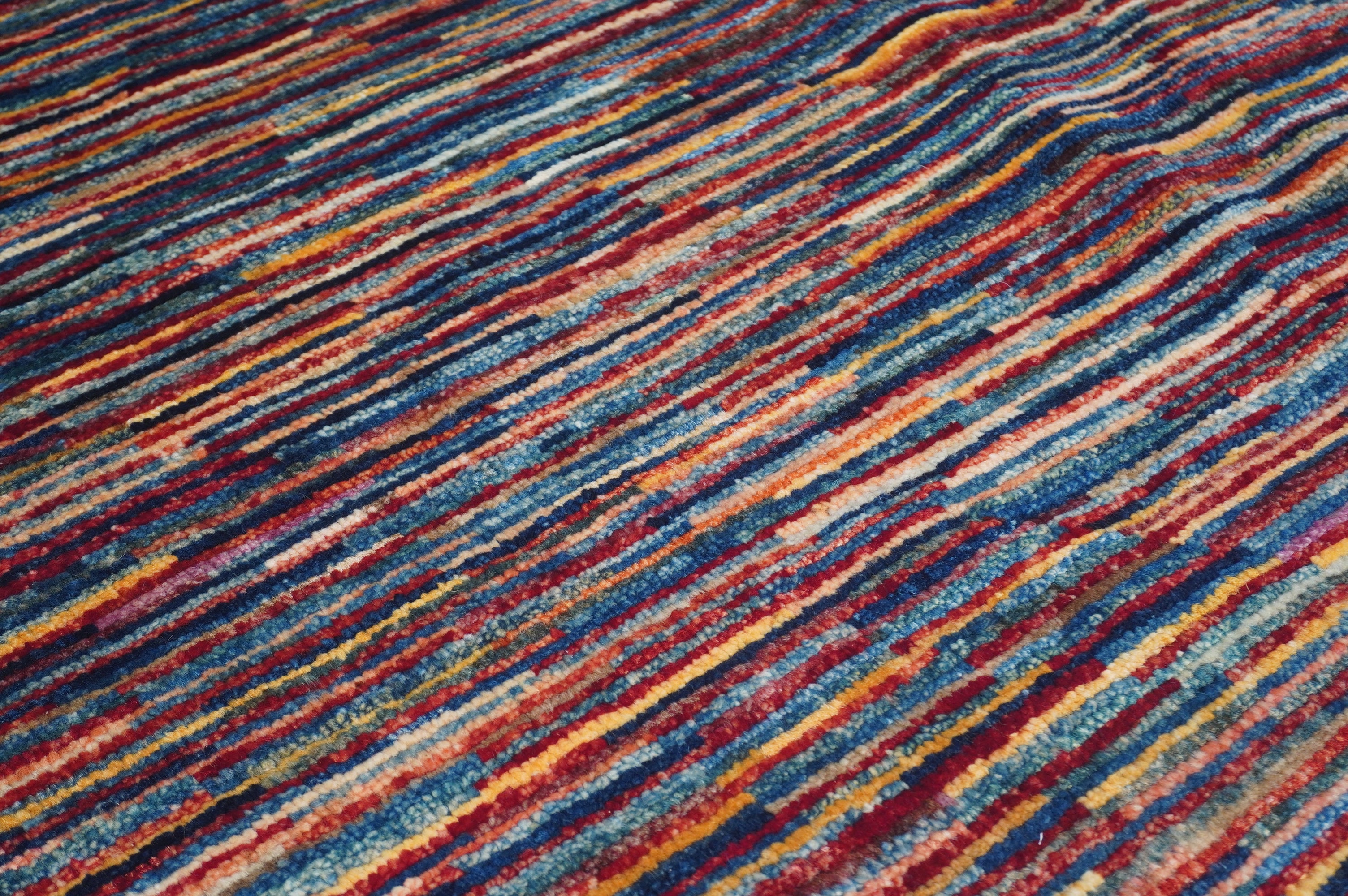 Stripe Gabbeh Multi Rug PC 52985 - 1.98m X 1.48m