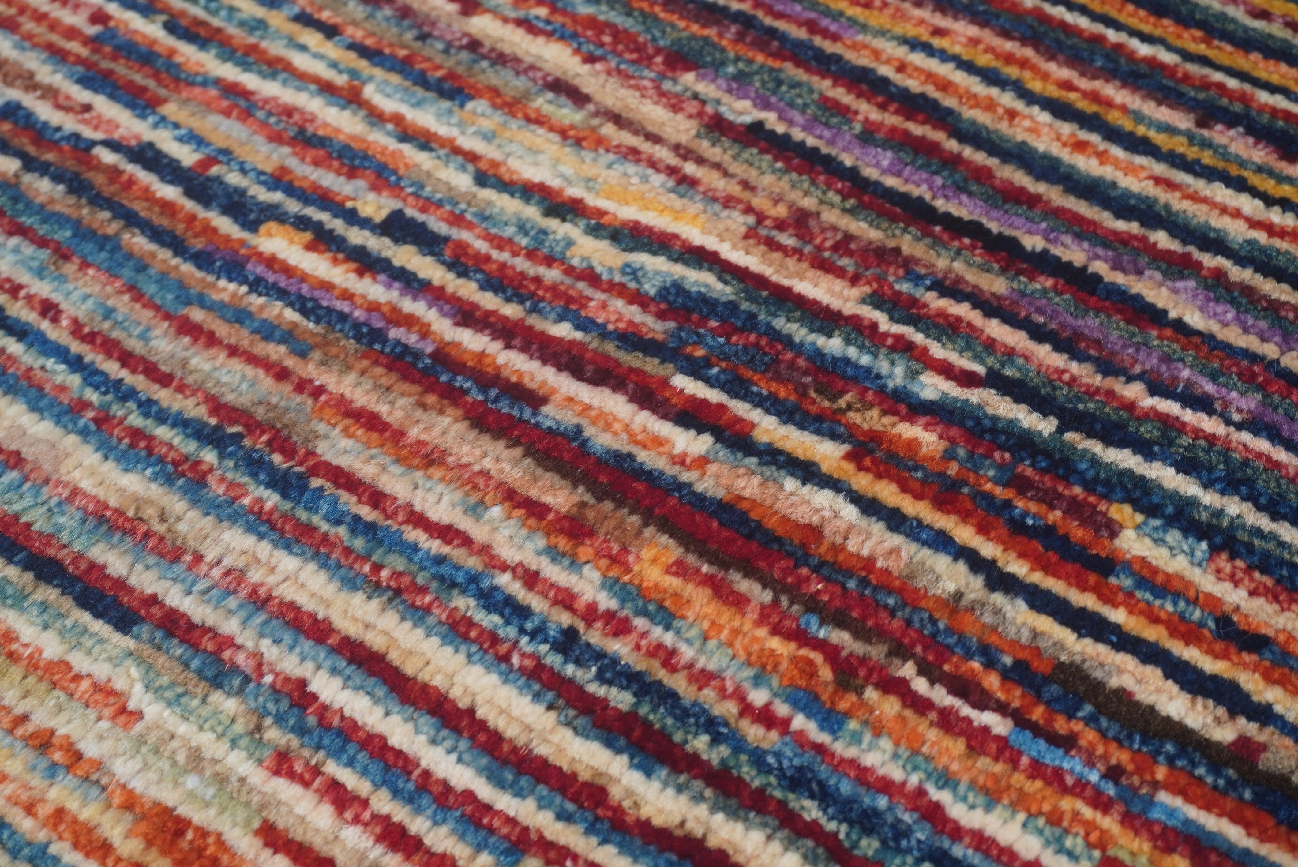 Stripe Gabbeh Multi Rug PC 55831 - 1.96m X 0.58m