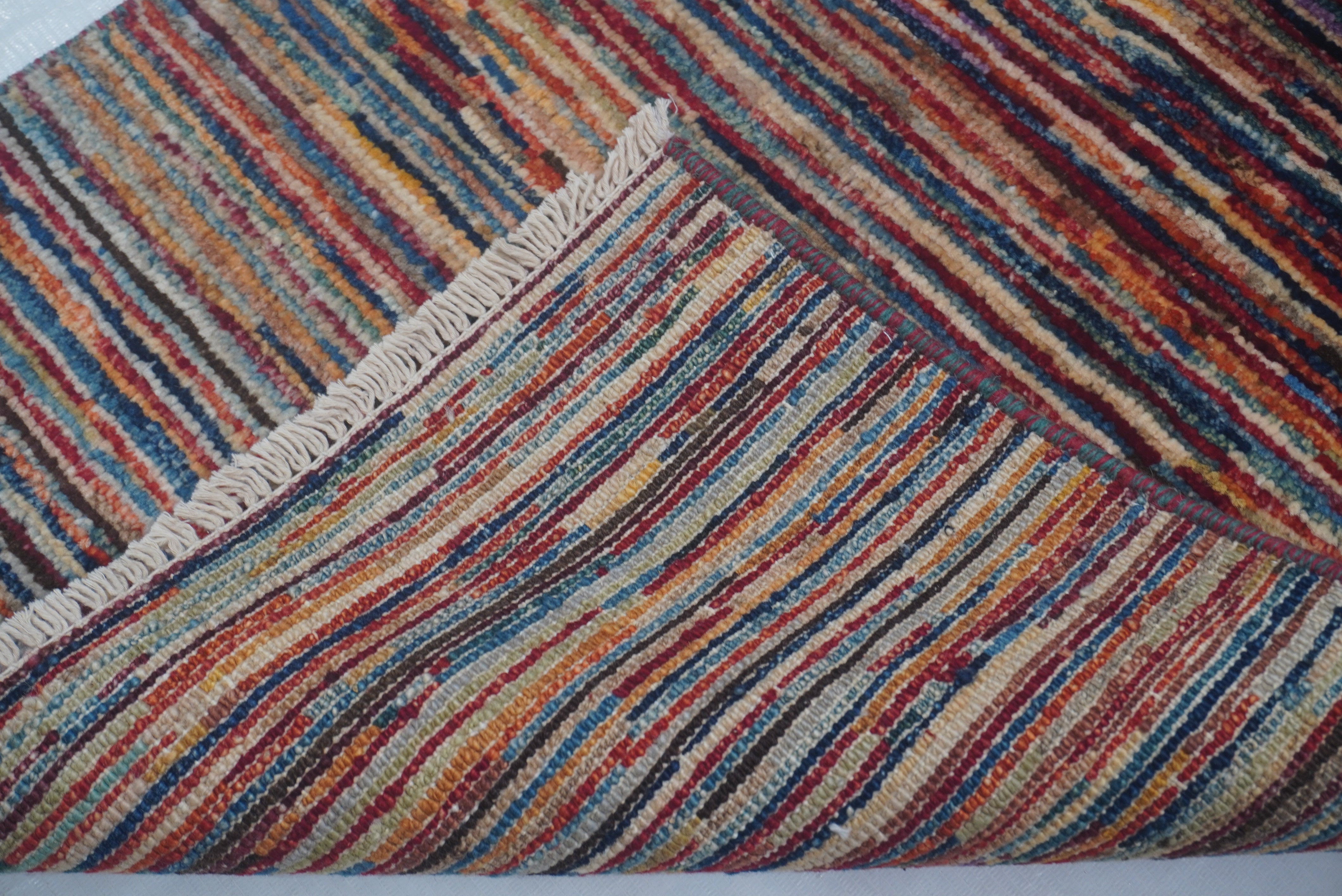 Stripe Gabbeh Multi Rug PC 55831 - 1.96m X 0.58m
