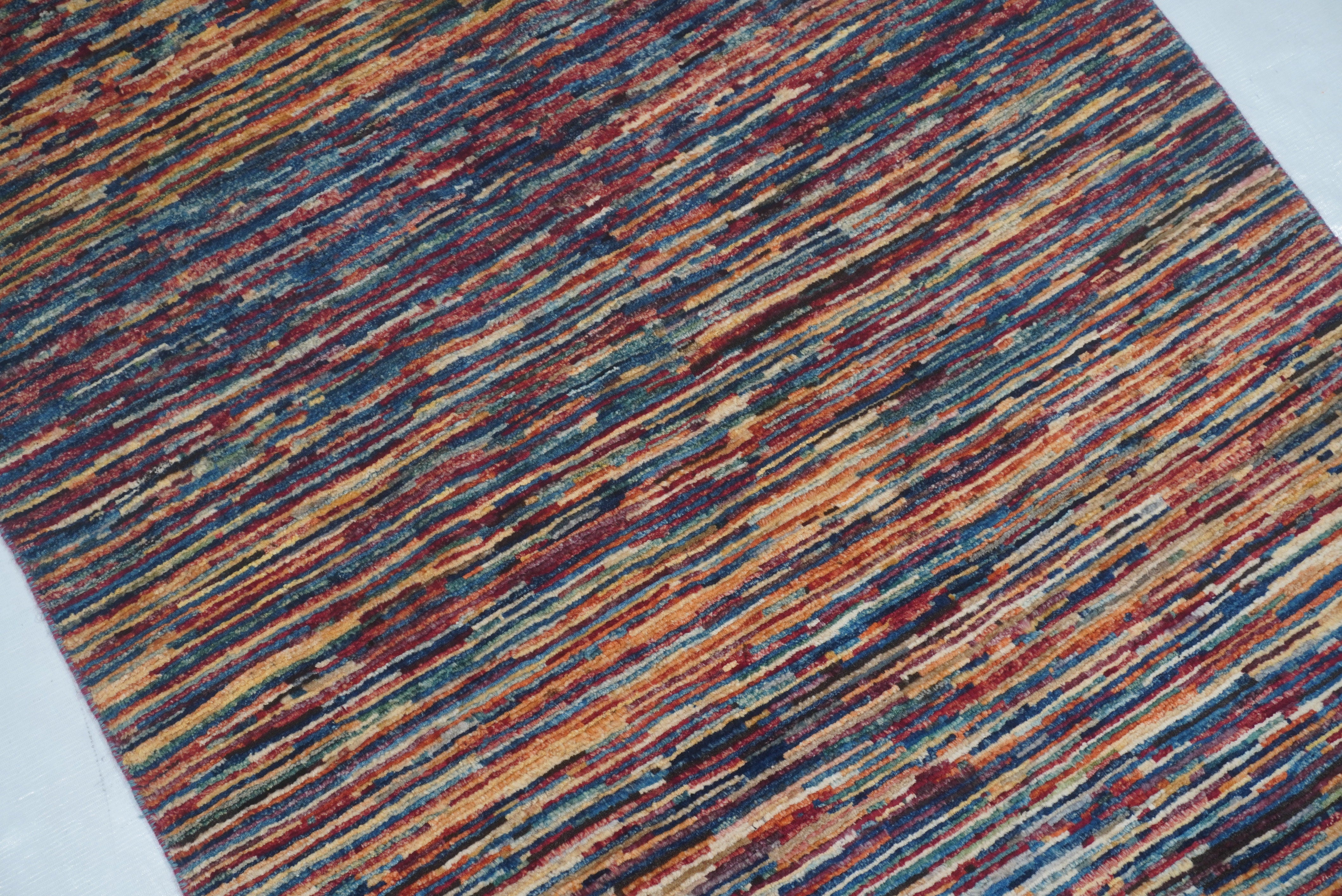 Stripe Gabbeh Multi Rug PC 55833 - 1.48m X 1.01m