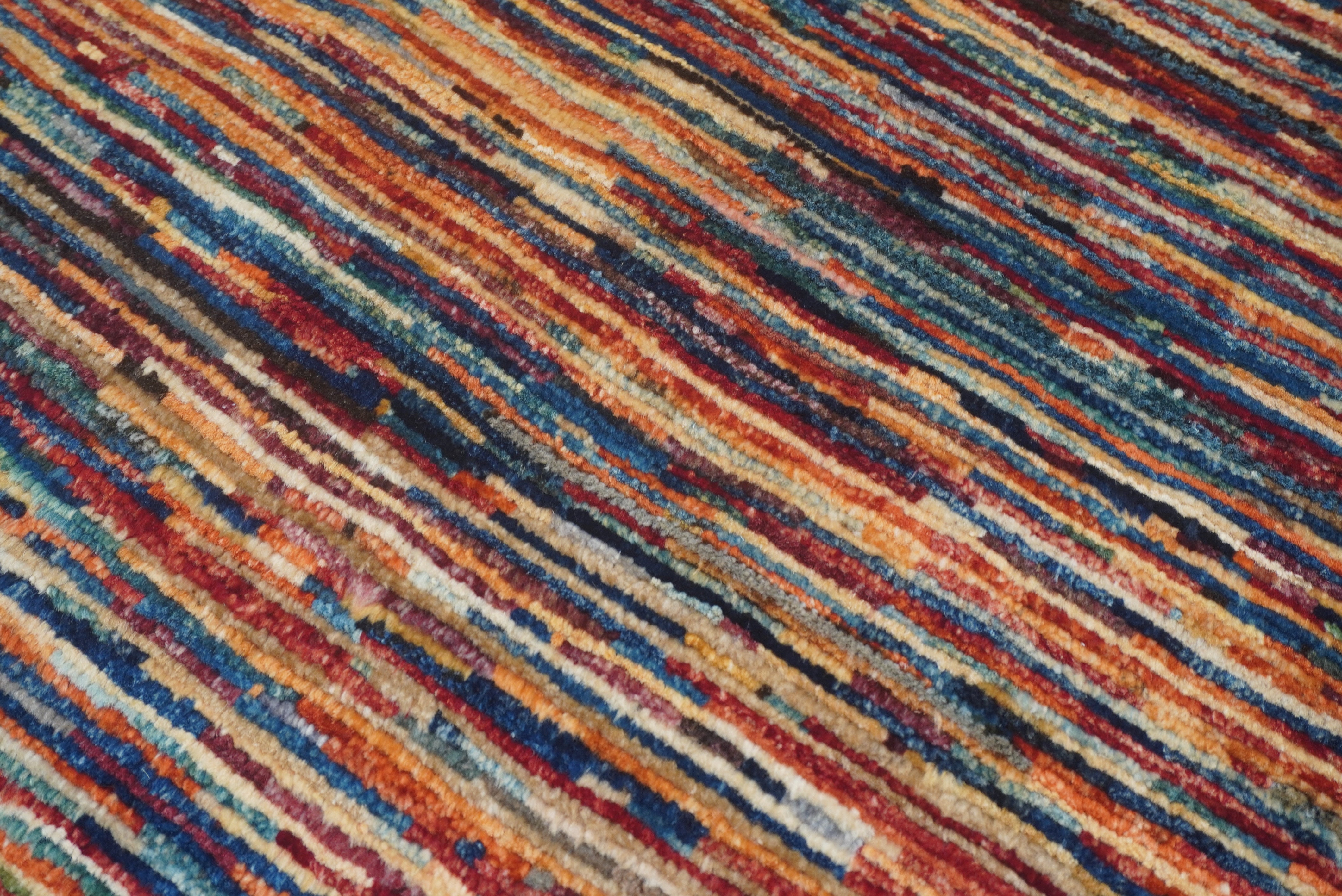 Stripe Gabbeh Multi Rug PC 55833 - 1.48m X 1.01m
