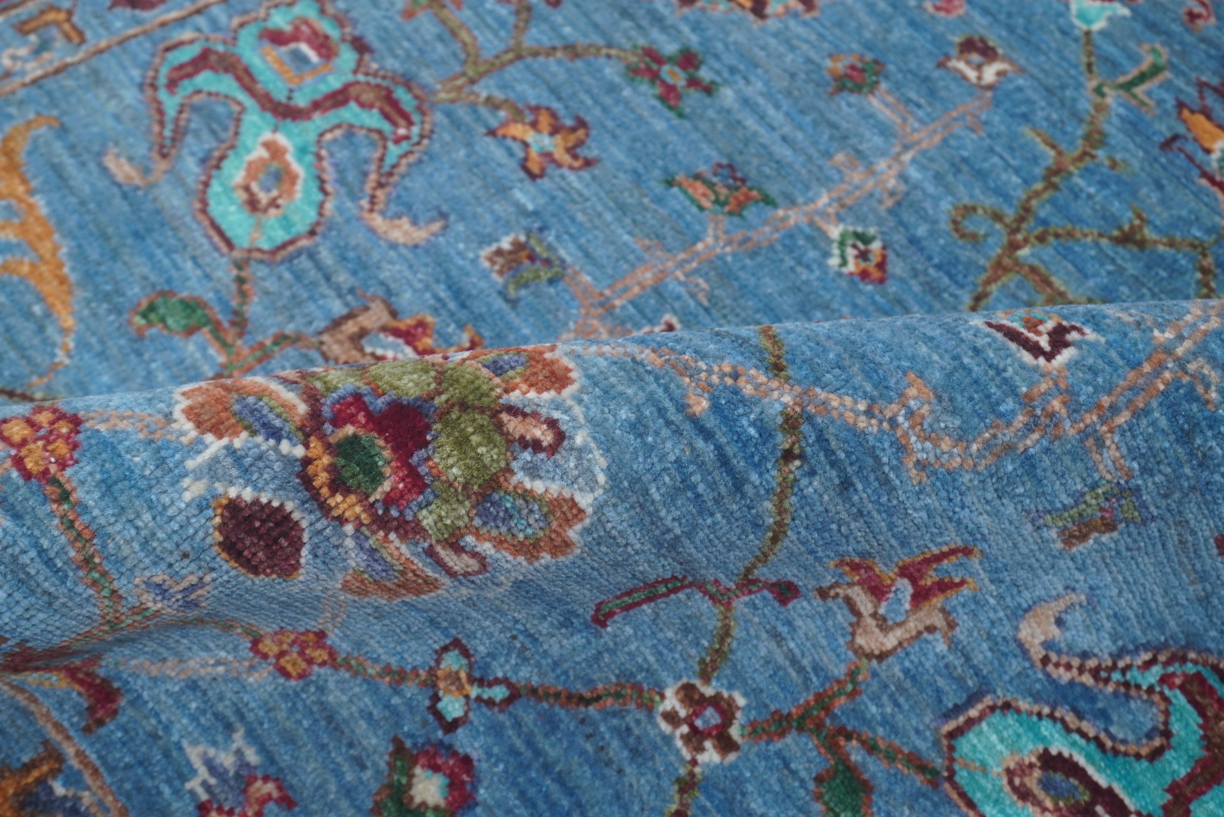 Sultani Blue Rug PC 55849 - 1.85m X 1.25m