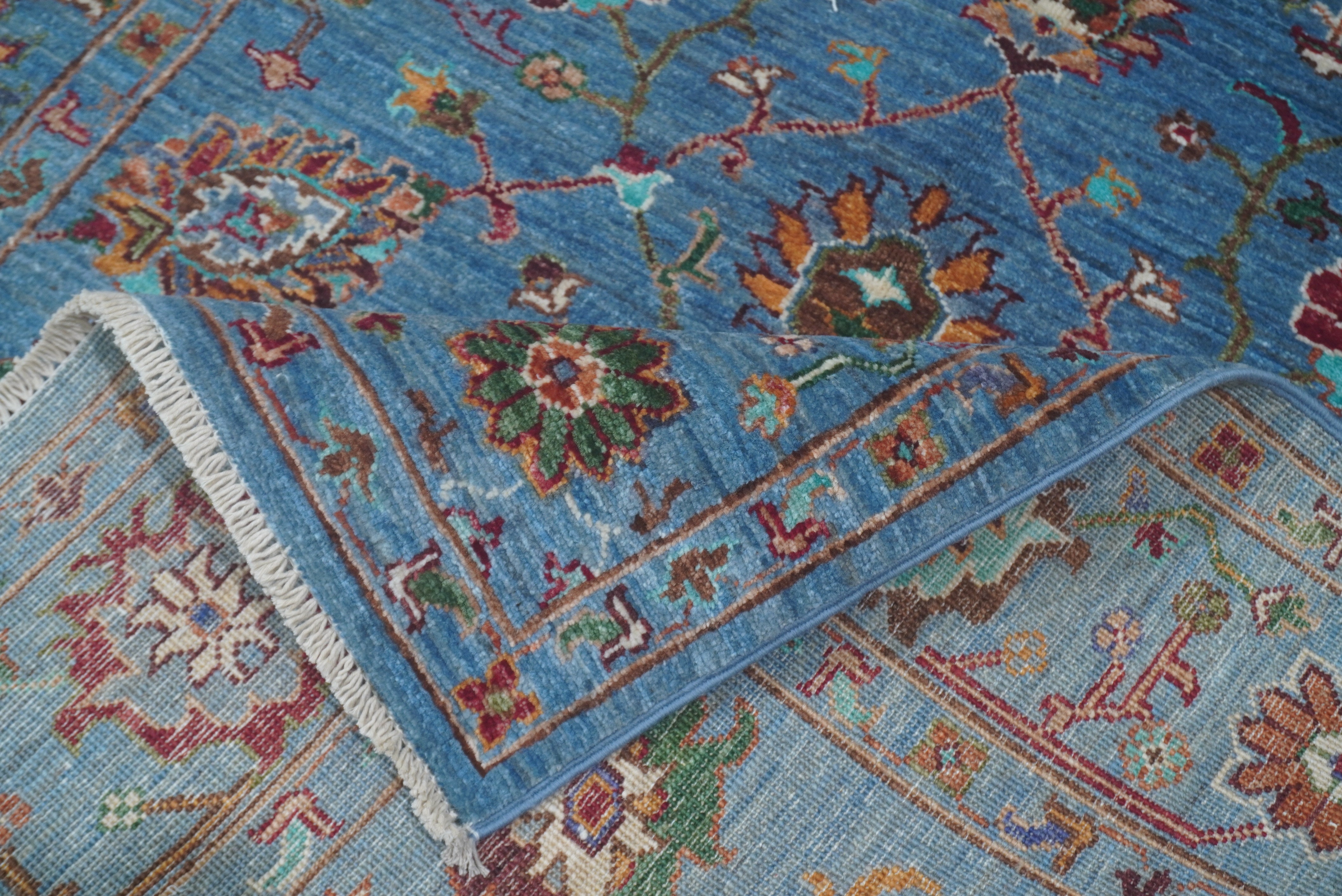 Sultani Blue Rug PC 55849 - 1.85m X 1.25m