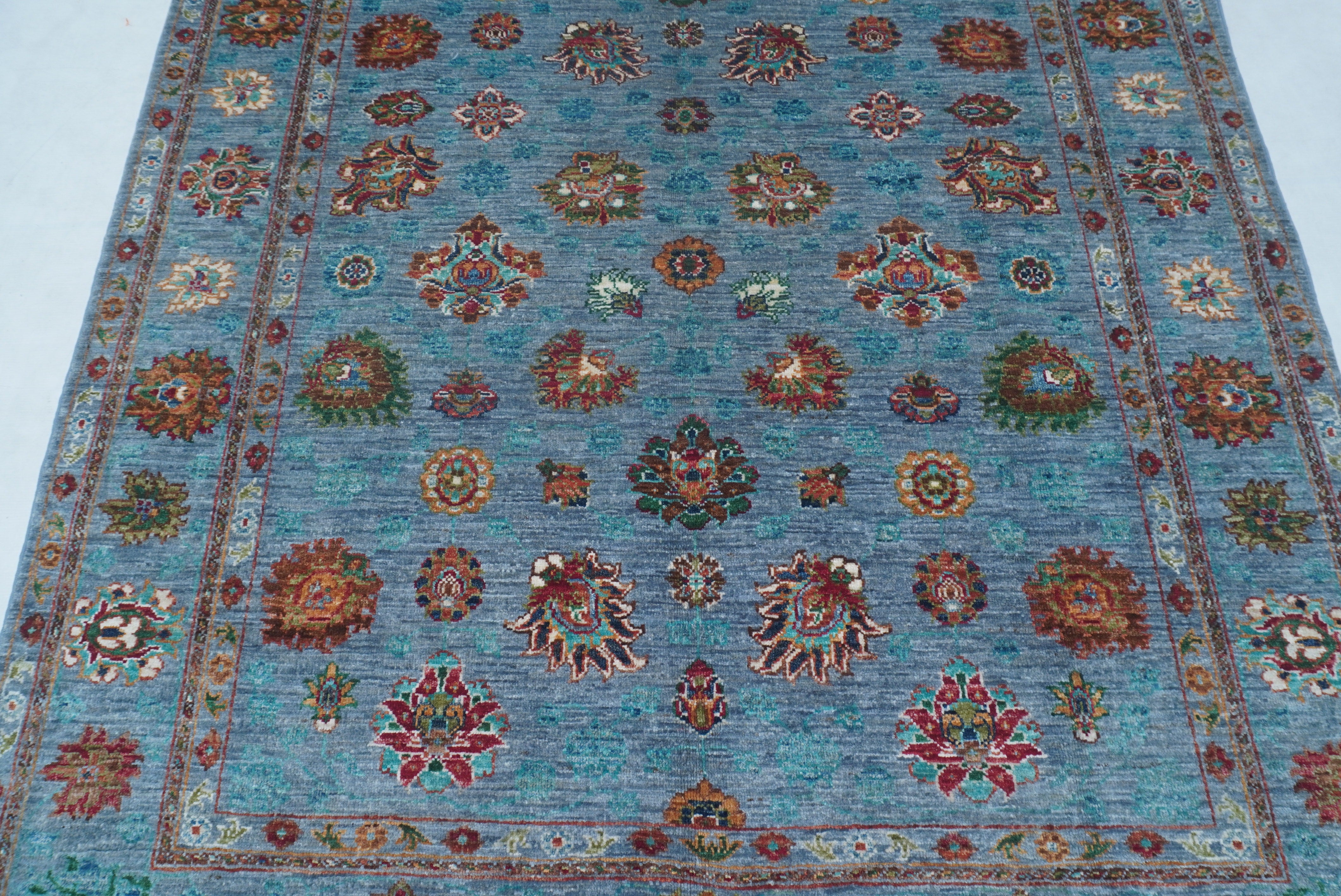 Sultani Blue Rug PC 55852 - 1.98m X 1.55m