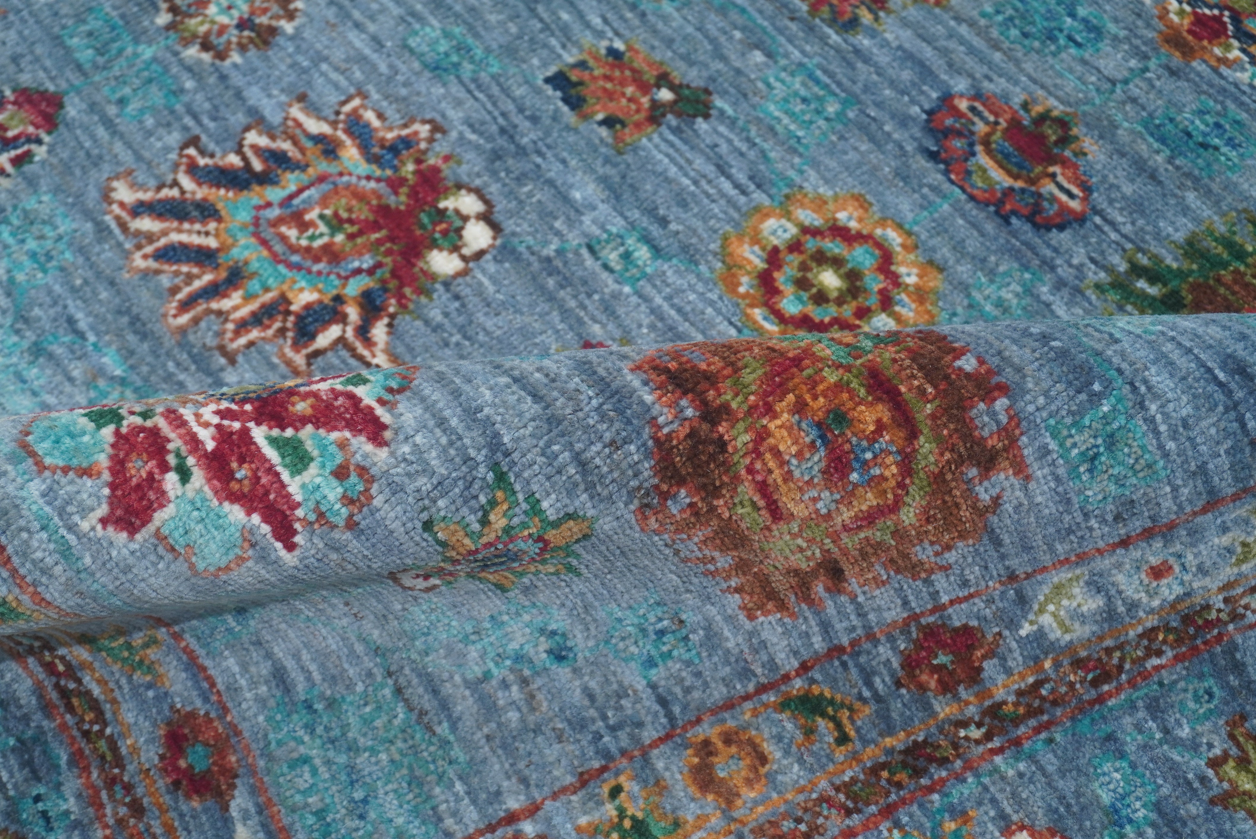 Sultani Blue Rug PC 55852 - 1.98m X 1.55m
