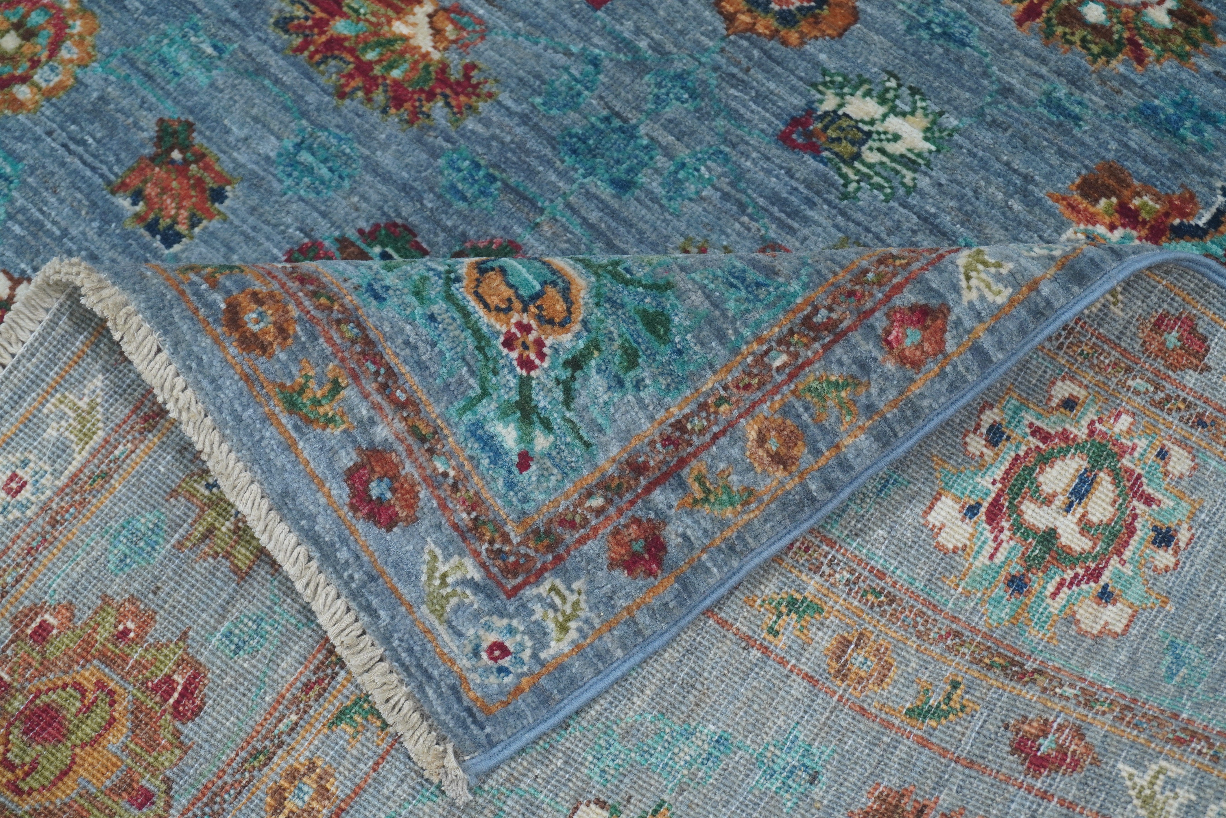 Sultani Blue Rug PC 55852 - 1.98m X 1.55m