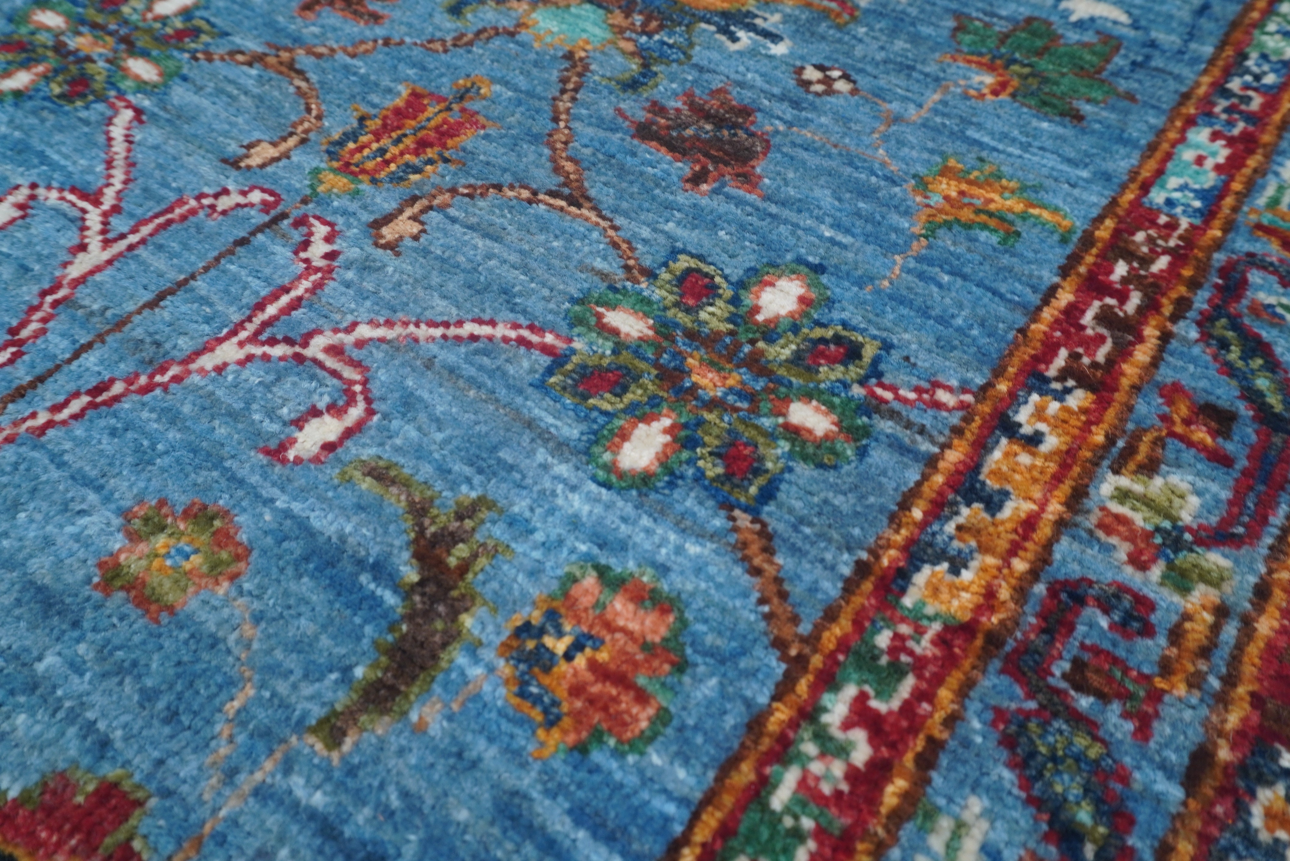 Sultani Blue Rug PC 55854 - 1.82m X 0.63m
