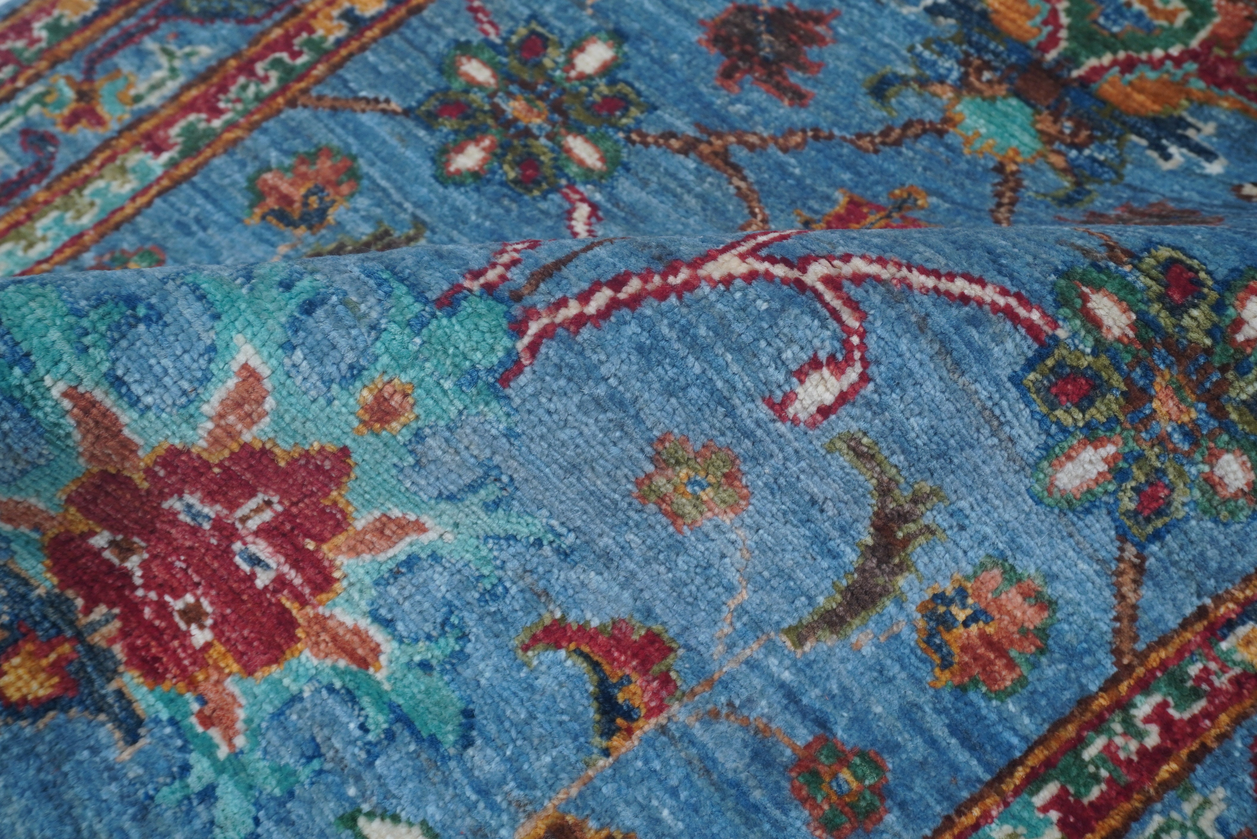 Sultani Blue Rug PC 55854 - 1.82m X 0.63m