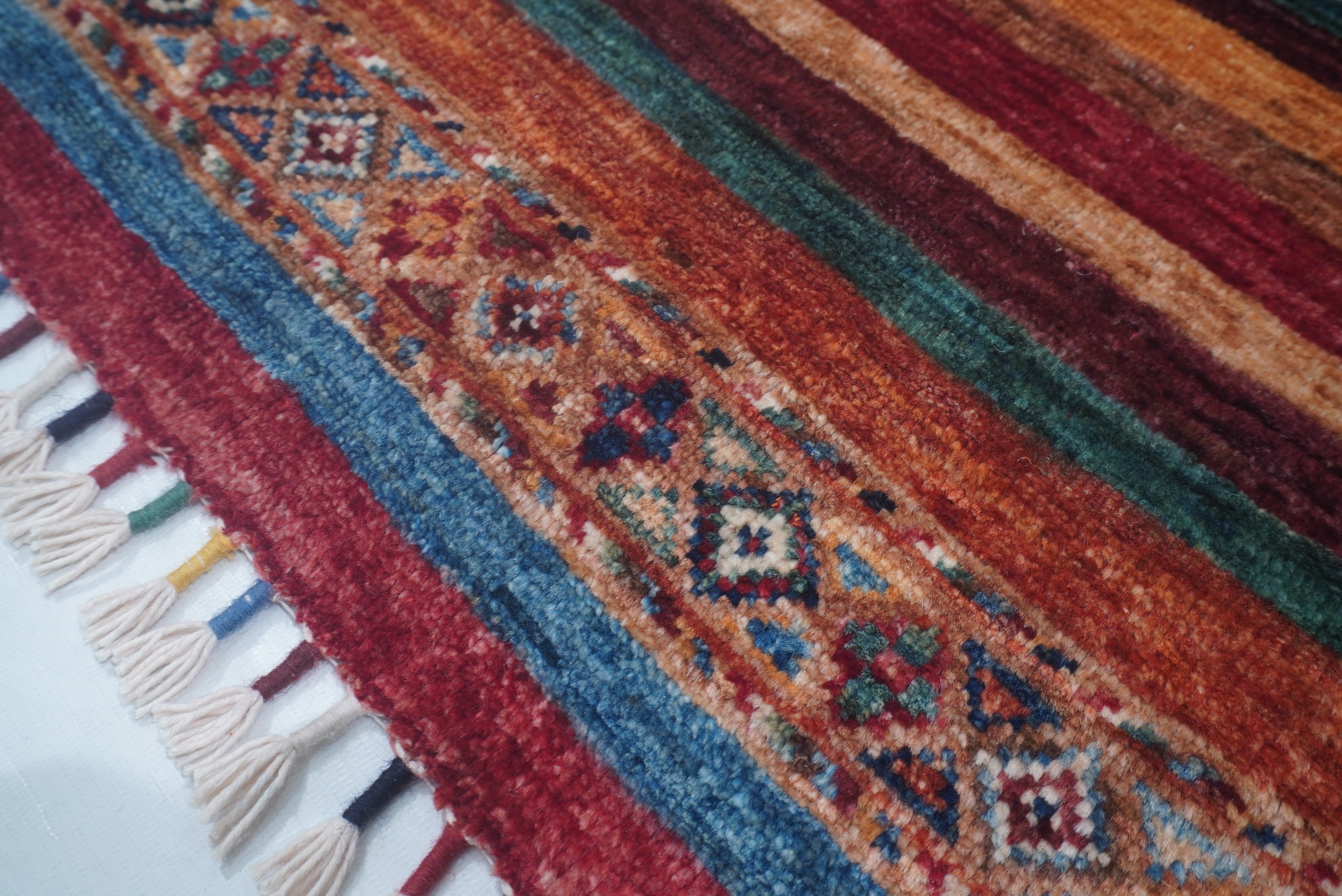 Khurjeen Red Rug PC 55883 - 1.04m X 0.60m