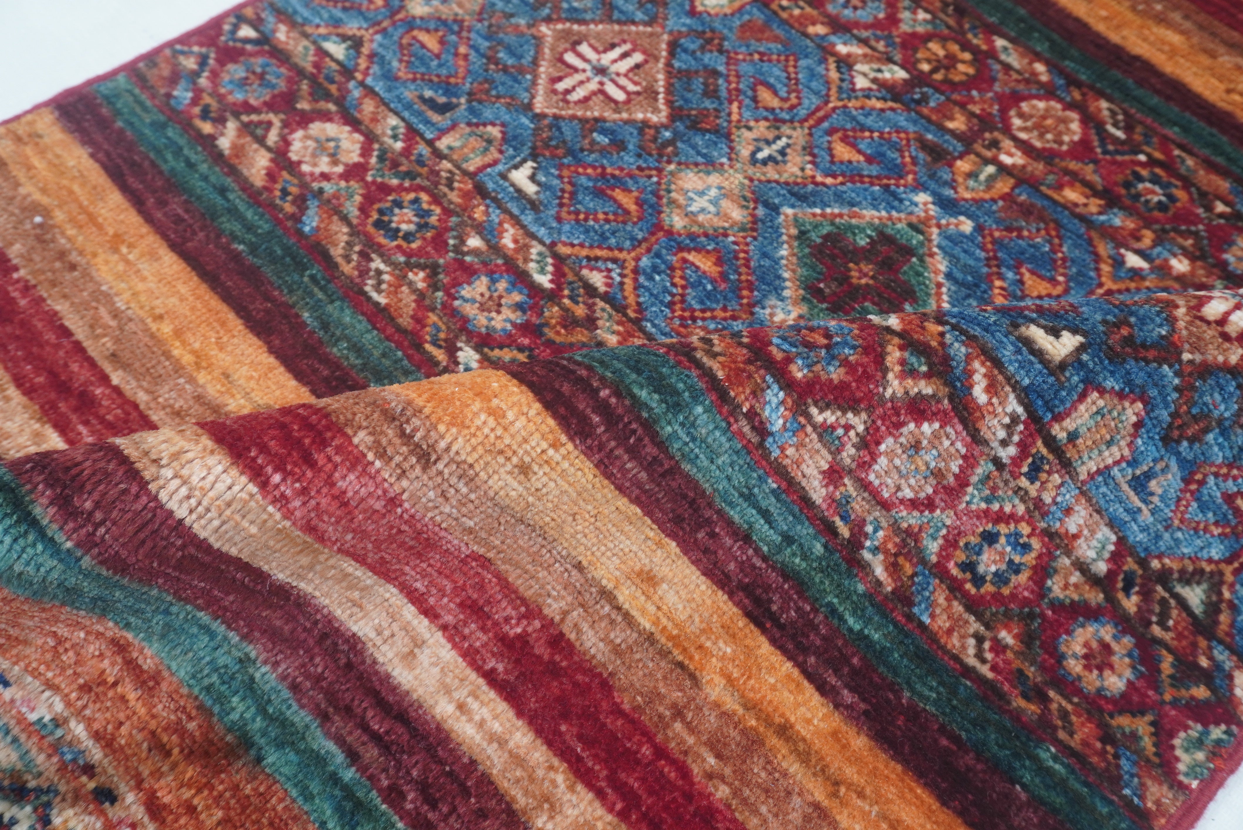 Khurjeen Red Rug PC 55883 - 1.04m X 0.60m