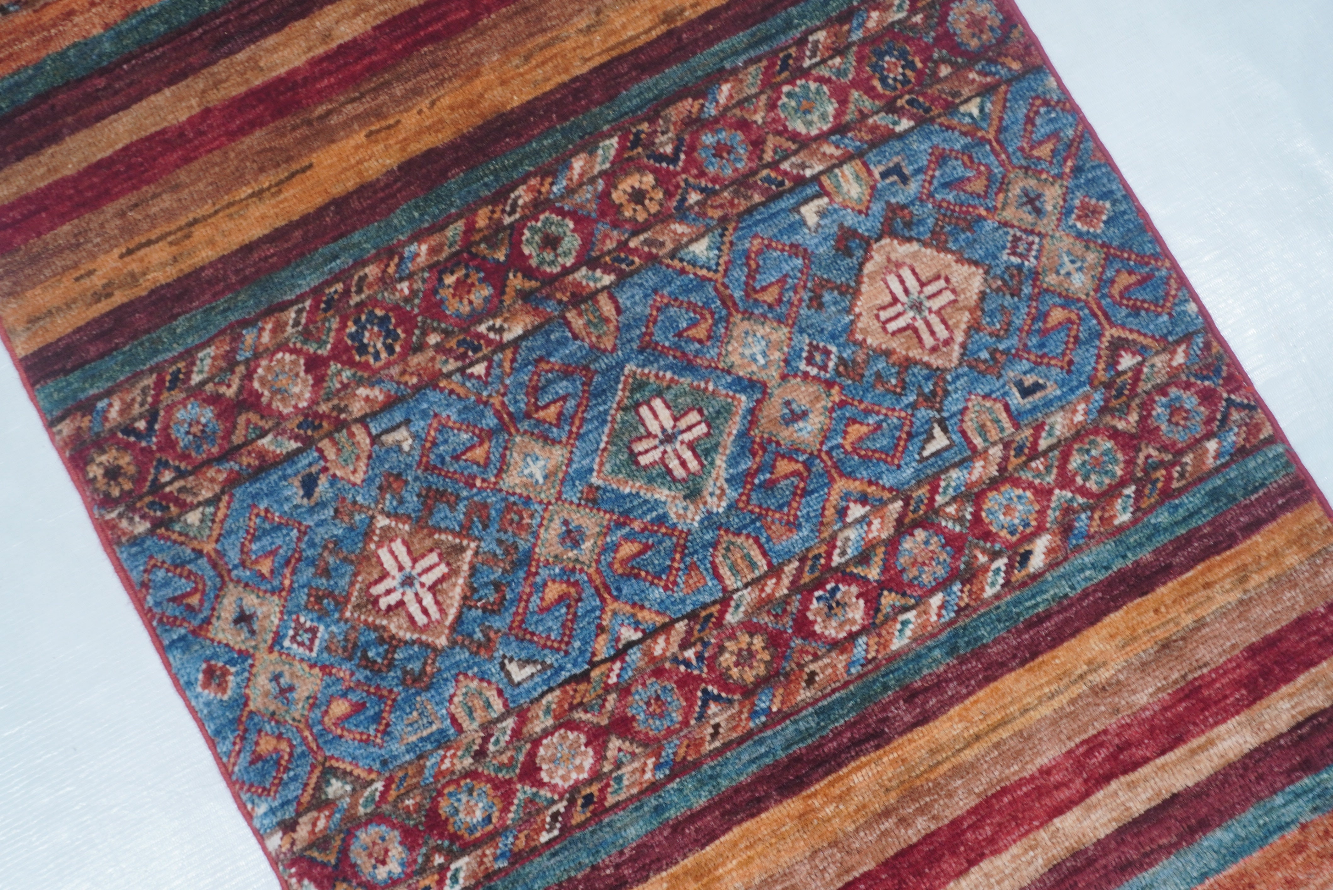 Khurjeen Red Rug PC 55884 - 1.06m X 0.61m