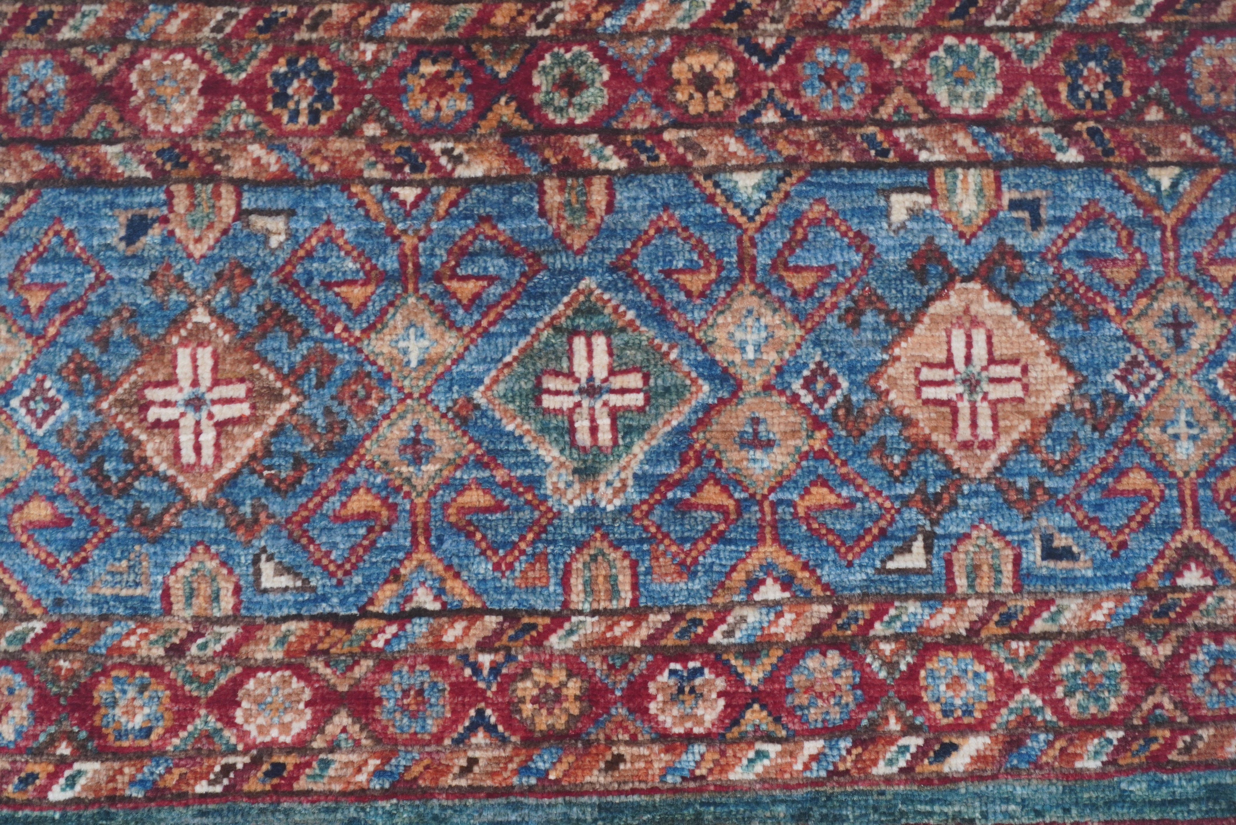 Khurjeen Red Rug PC 55884 - 1.06m X 0.61m