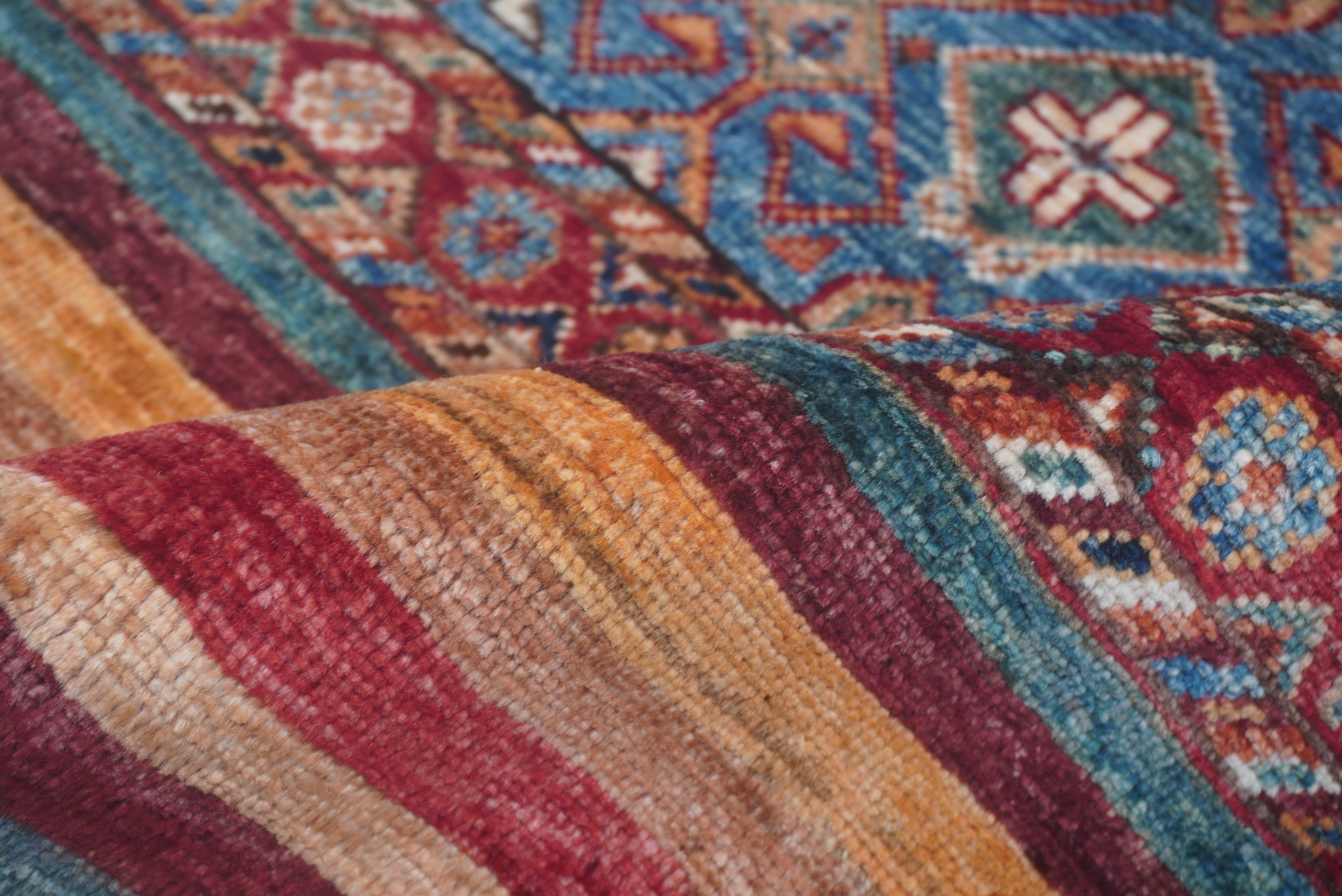 Khurjeen Red Rug PC 55884 - 1.06m X 0.61m