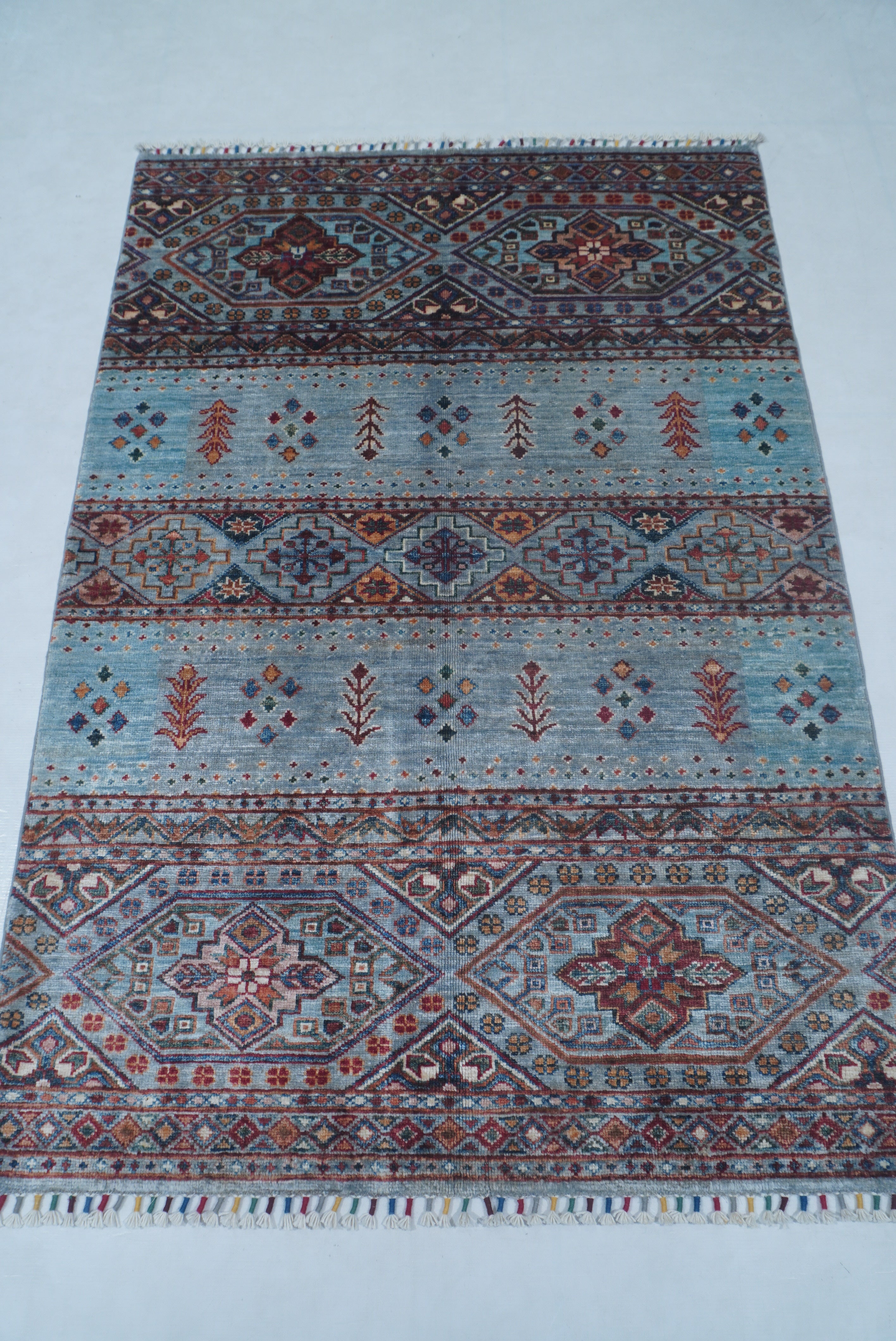 Khurjeen Grey Rug PC 55893 - 1.52m X 1.04m