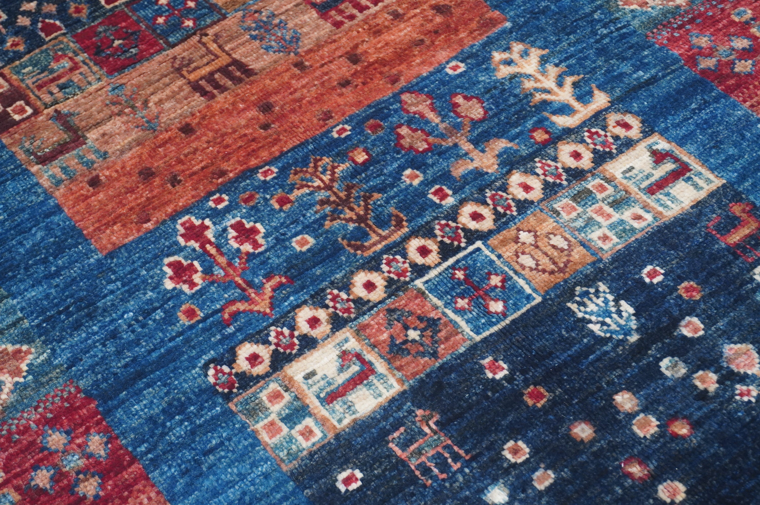 Loribaft Blue Rug PC 53107 - 2.08m X 0.76m