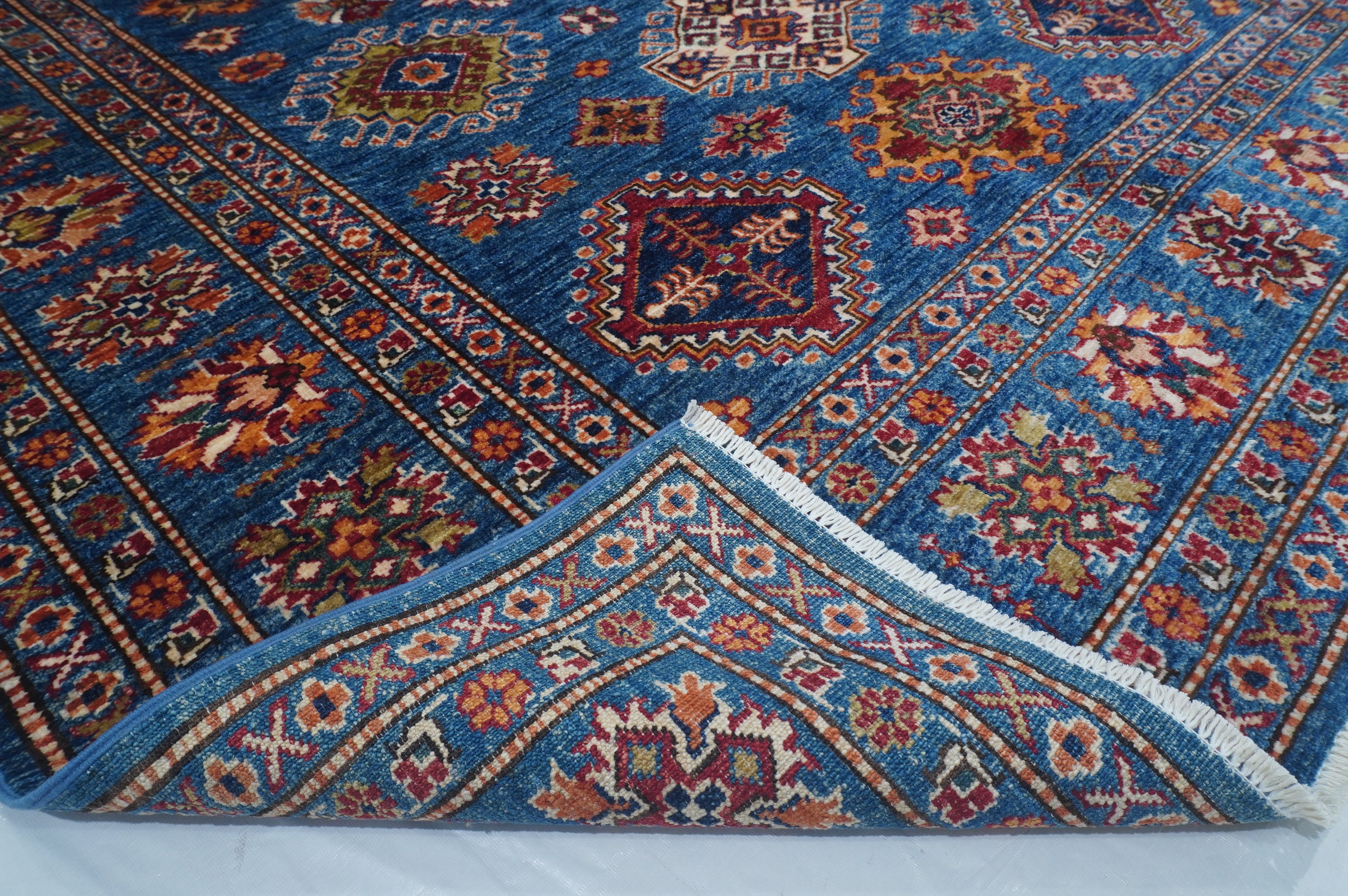Supreme Kazak Blue Rug PC 53117 - 2.37m X 1.73m