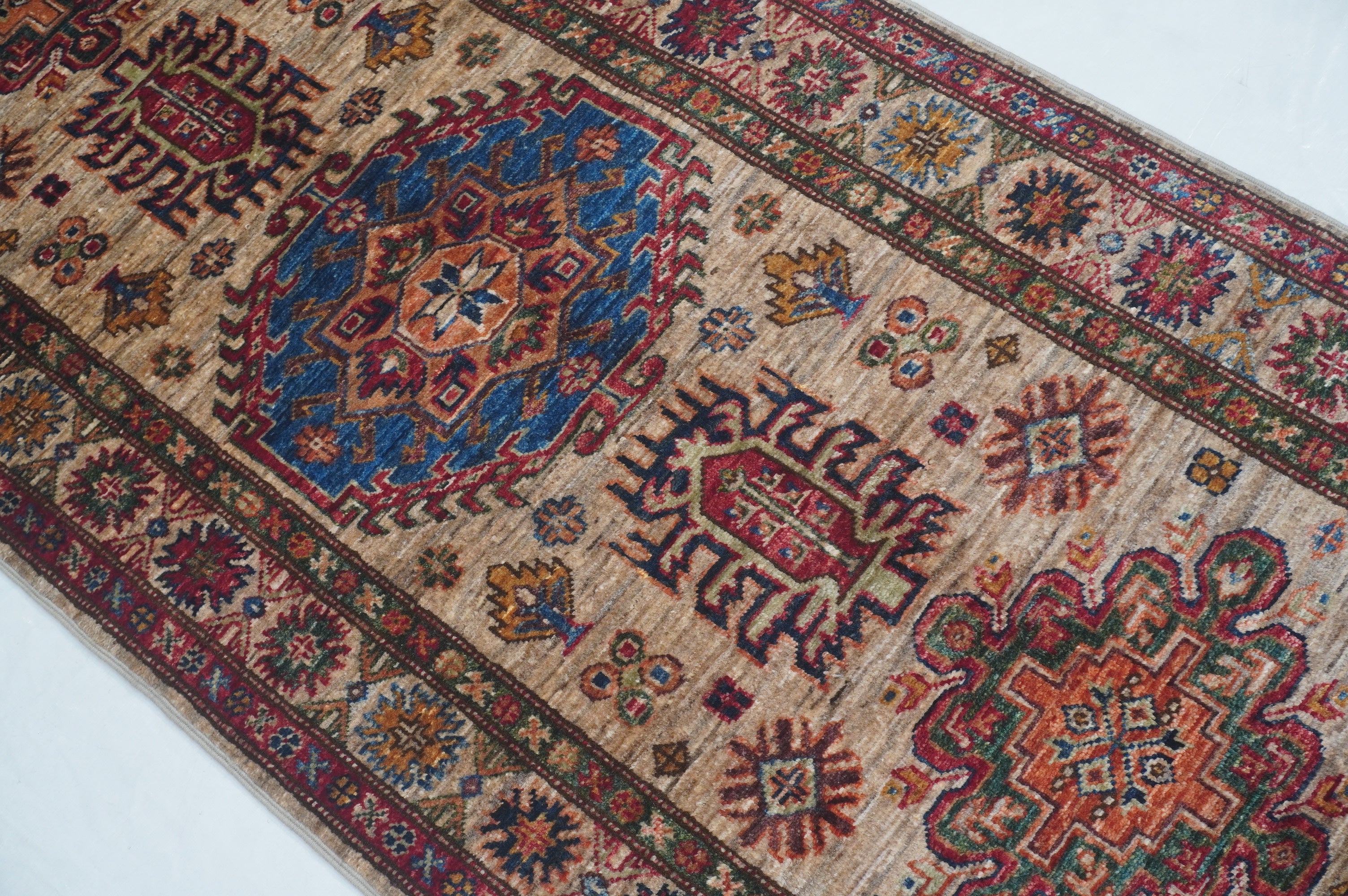 Supreme Kazak Grey Rug PC 53126 - 3.04m X 0.78m